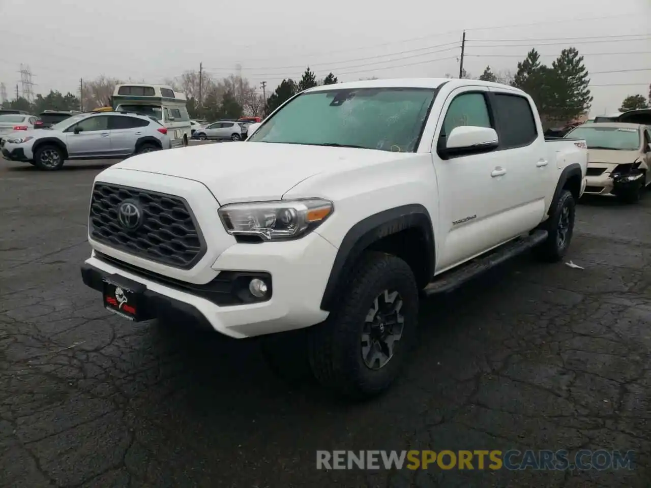 2 Photograph of a damaged car 3TMDZ5BN3NM122000 TOYOTA TACOMA 2022