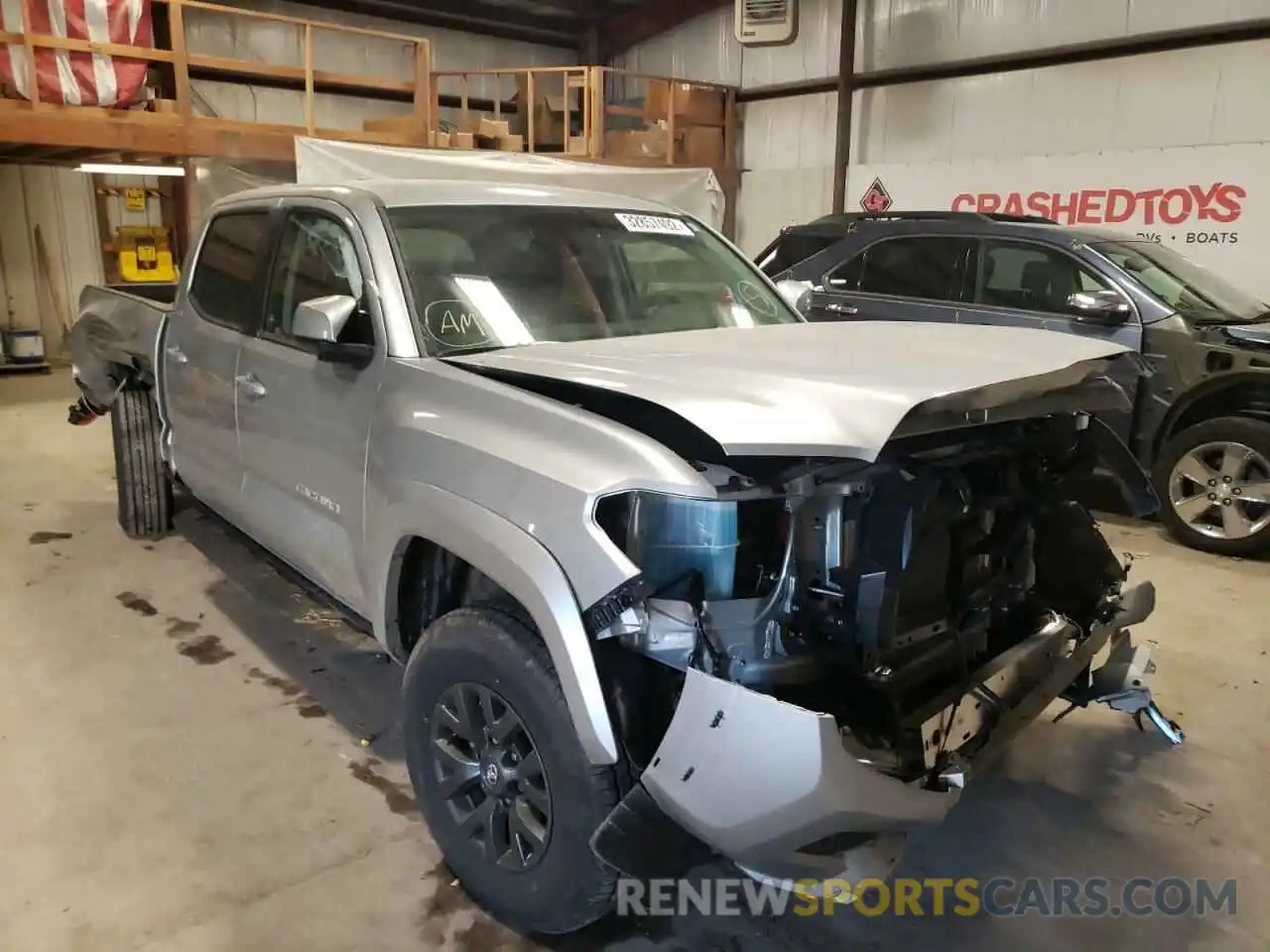 1 Photograph of a damaged car 3TMDZ5BN3NM122367 TOYOTA TACOMA 2022