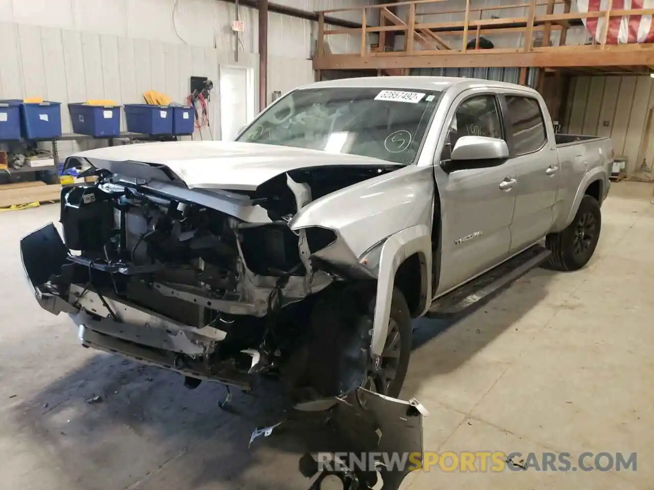 2 Photograph of a damaged car 3TMDZ5BN3NM122367 TOYOTA TACOMA 2022