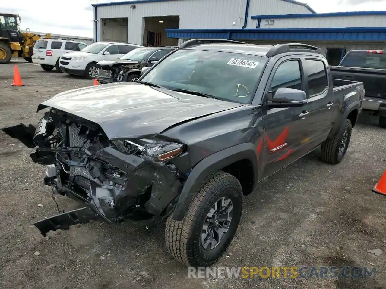 2 Photograph of a damaged car 3TMDZ5BN3NM134177 TOYOTA TACOMA 2022