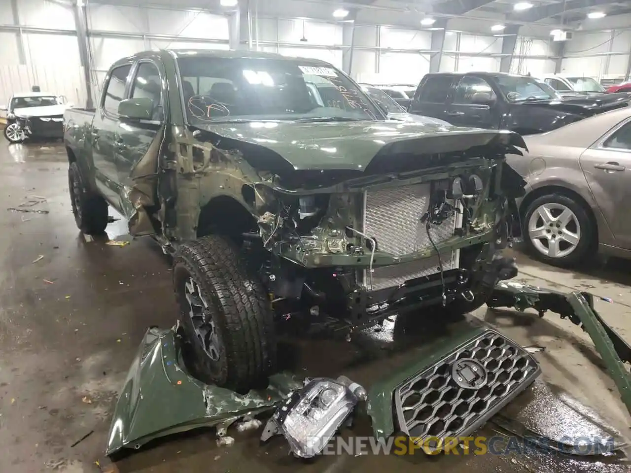 1 Photograph of a damaged car 3TMDZ5BN6NM123366 TOYOTA TACOMA 2022