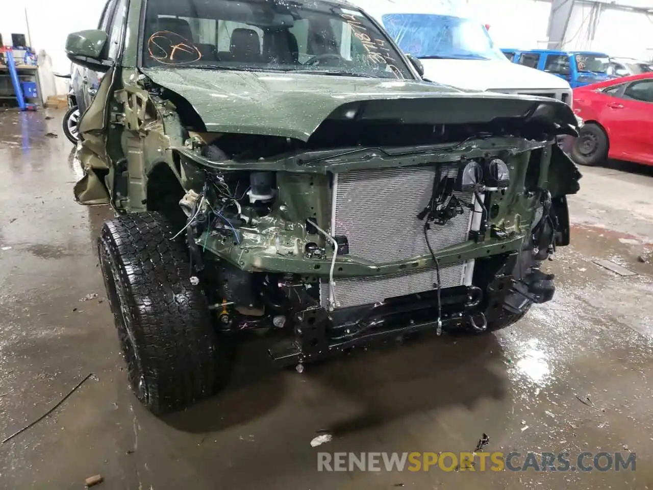 9 Photograph of a damaged car 3TMDZ5BN6NM123366 TOYOTA TACOMA 2022