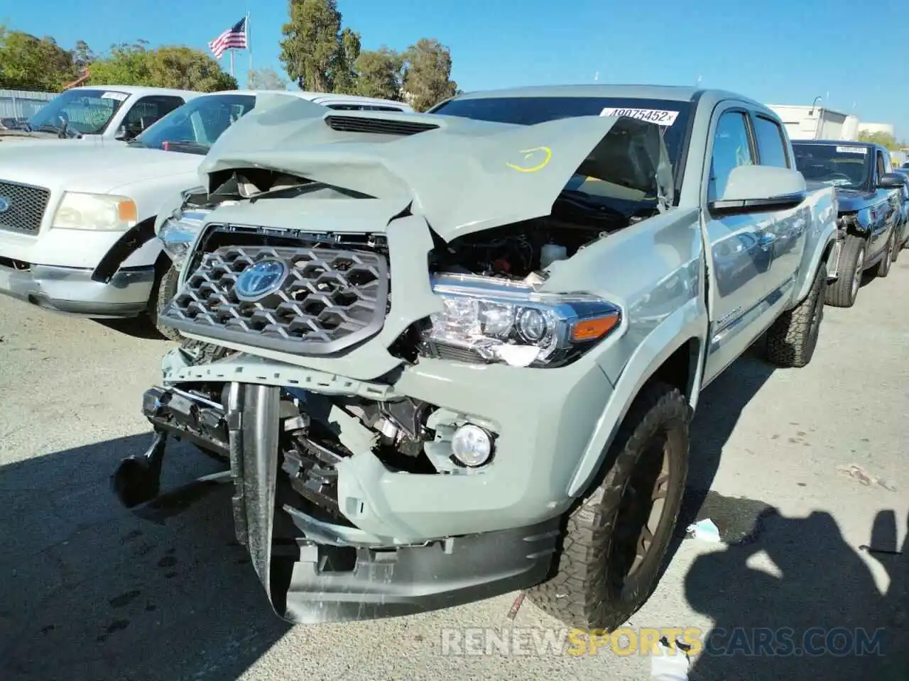 2 Photograph of a damaged car 3TMDZ5BN7NM131962 TOYOTA TACOMA 2022