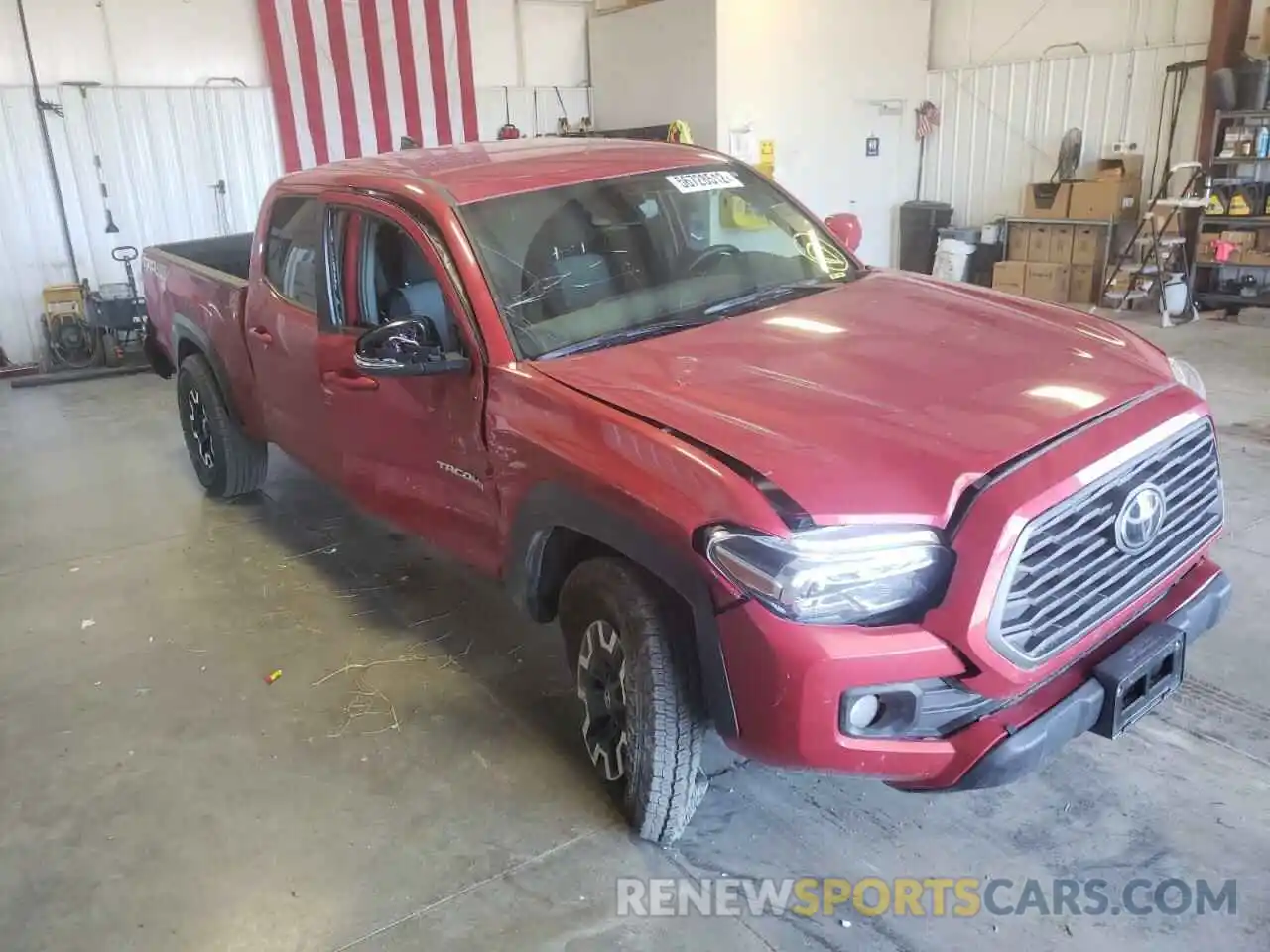 1 Photograph of a damaged car 3TMDZ5BN8NM127290 TOYOTA TACOMA 2022