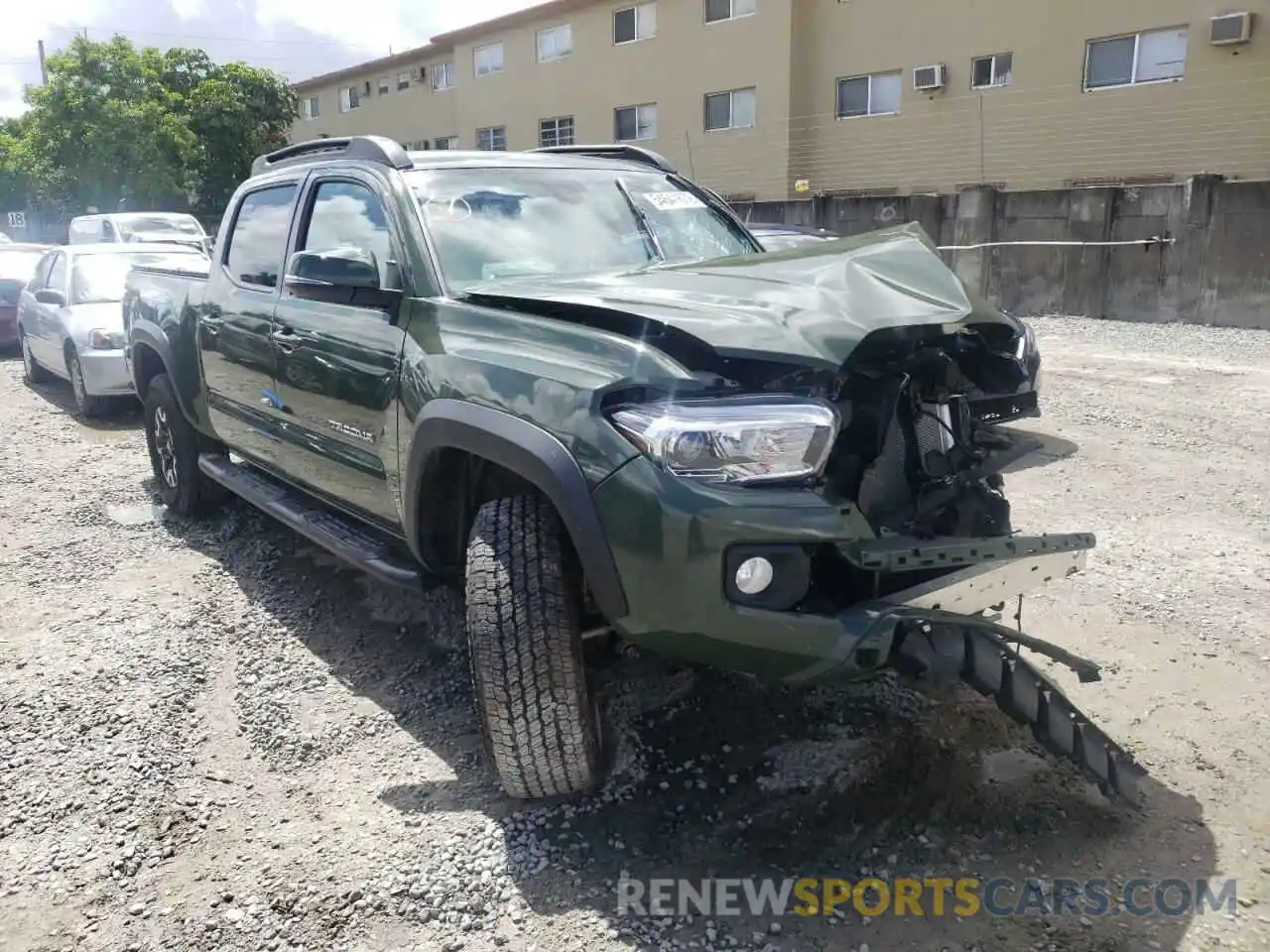 1 Photograph of a damaged car 3TMDZ5BN9NM121966 TOYOTA TACOMA 2022