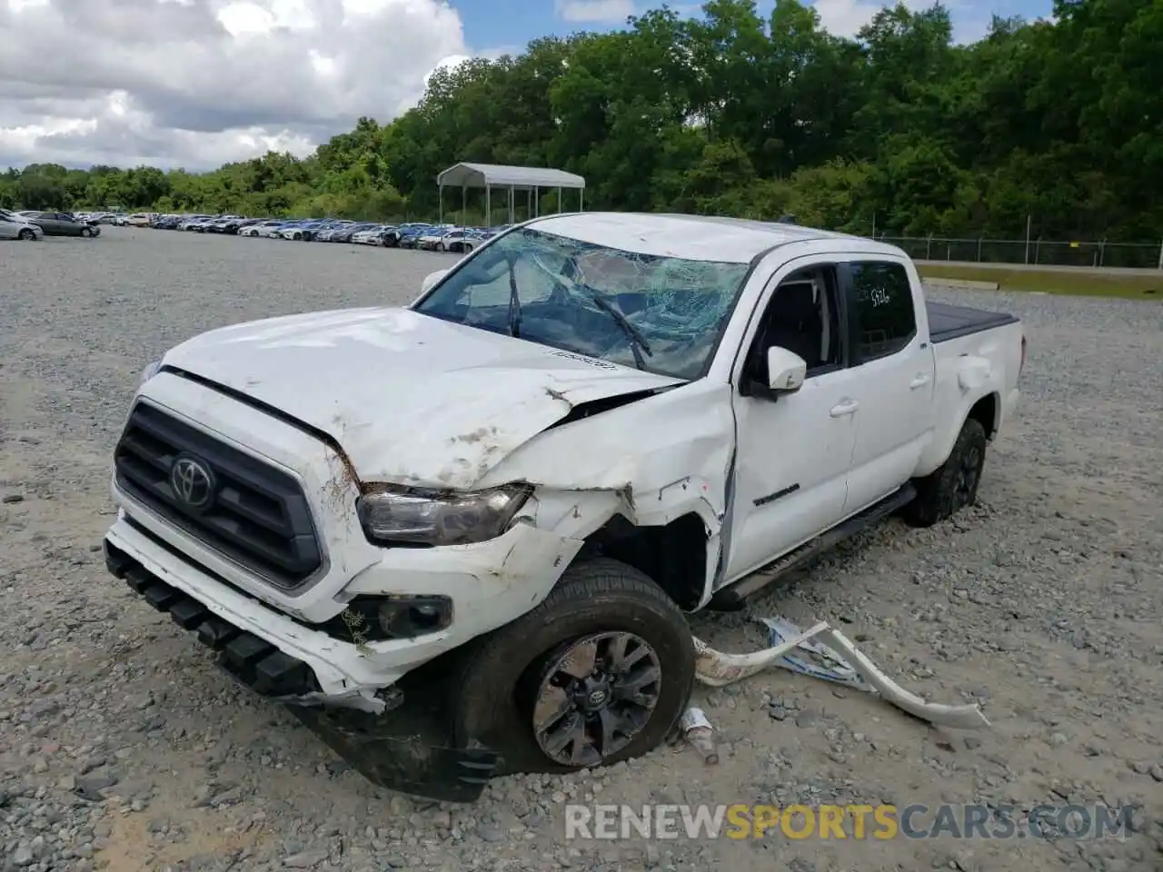 2 Photograph of a damaged car 3TMDZ5BN9NM123281 TOYOTA TACOMA 2022