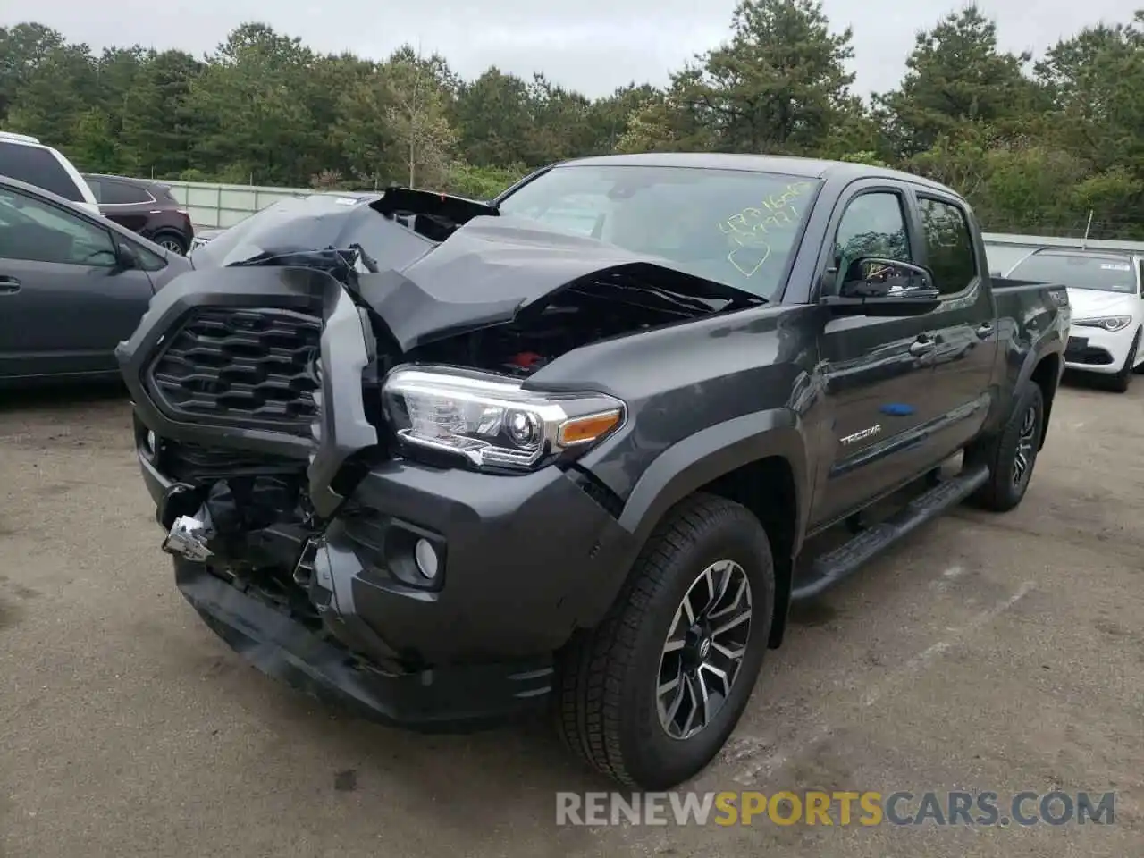 2 Photograph of a damaged car 3TMDZ5BN9NM129971 TOYOTA TACOMA 2022