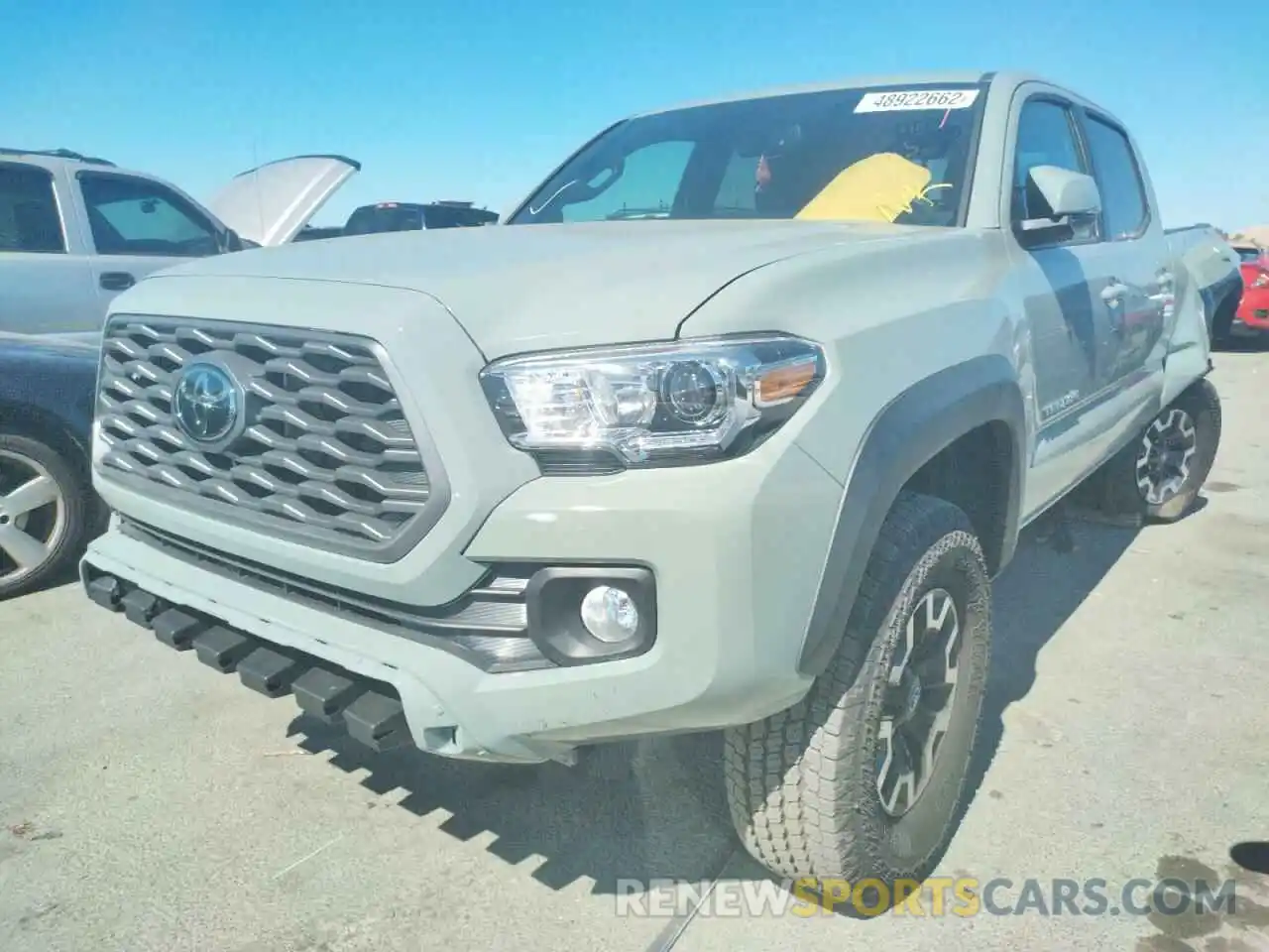 2 Photograph of a damaged car 3TMDZ5BN9NM131560 TOYOTA TACOMA 2022