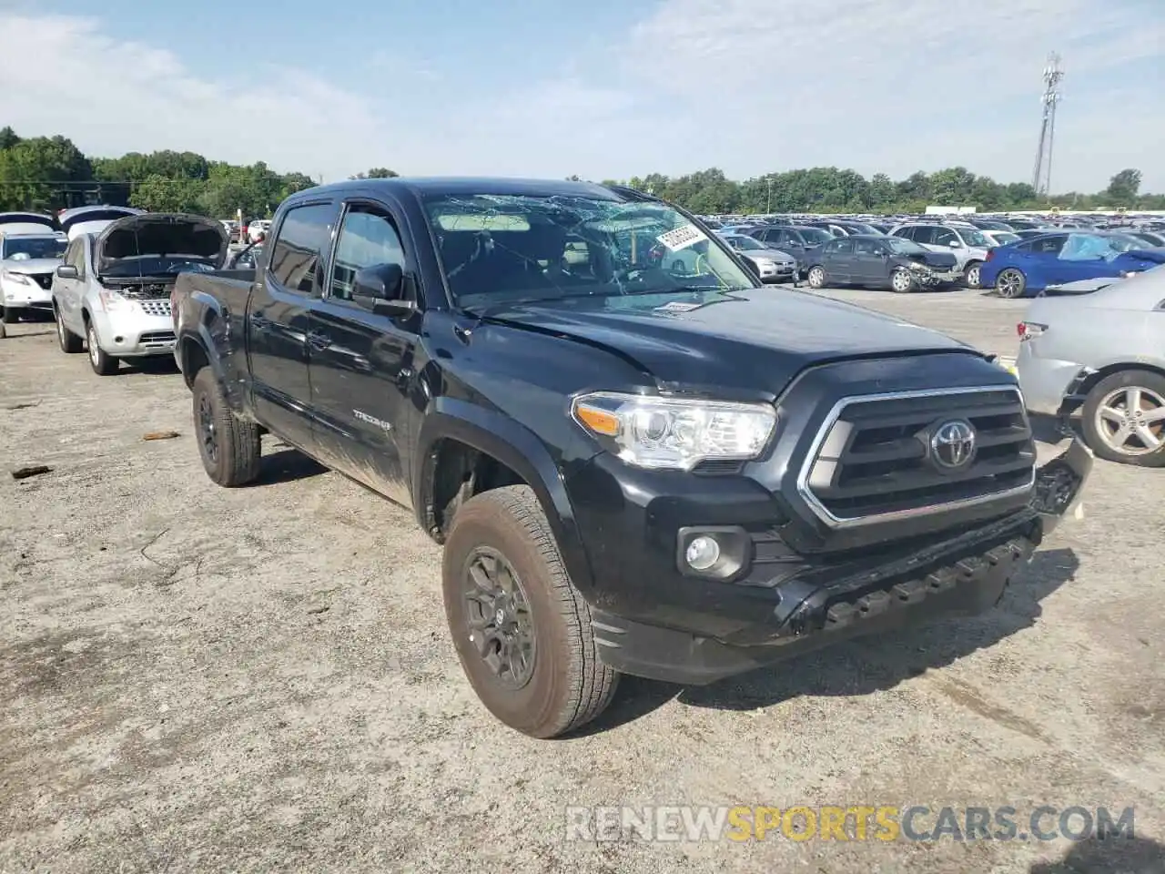 1 Photograph of a damaged car 3TMDZ5BNXNM121300 TOYOTA TACOMA 2022