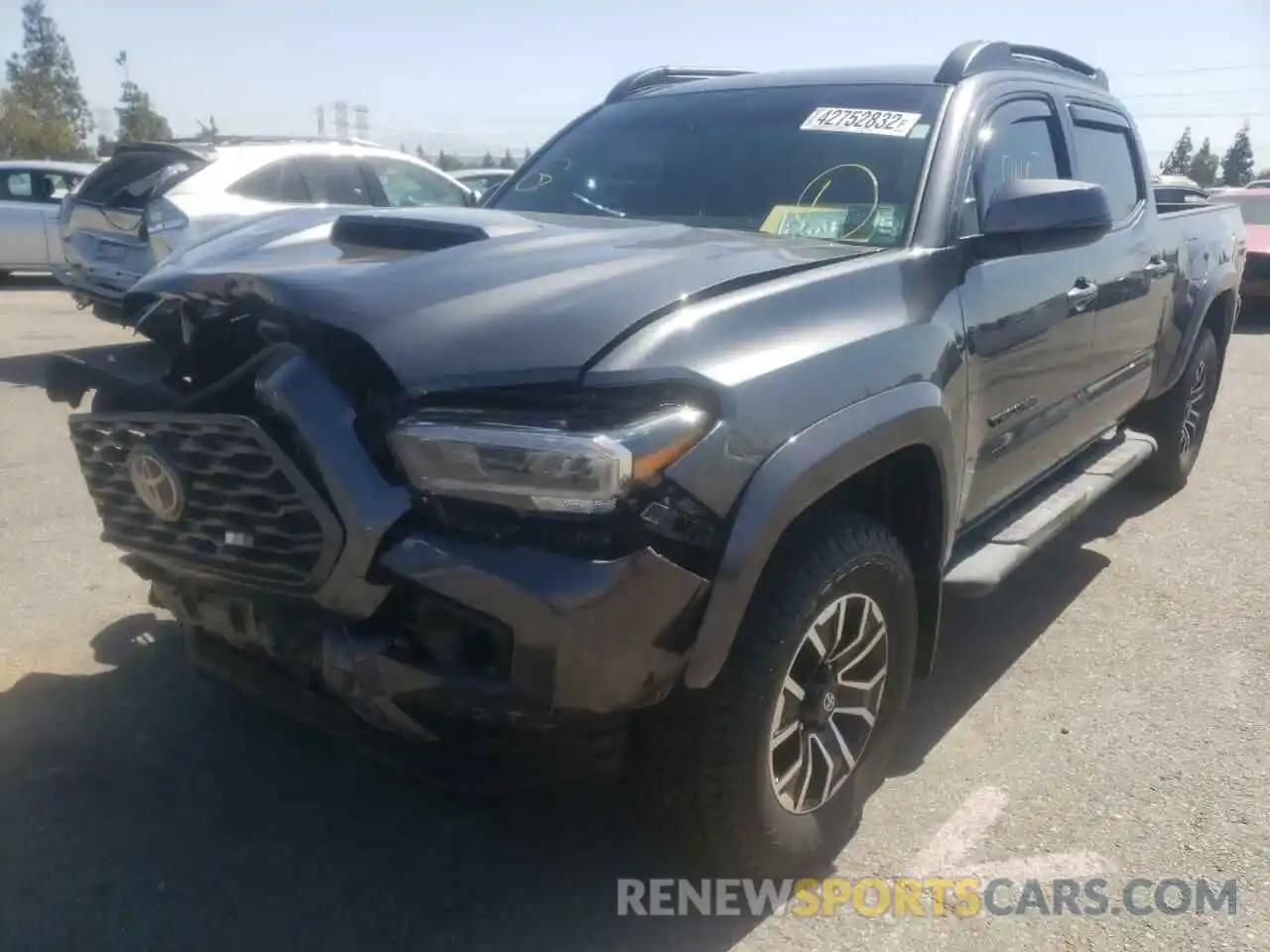 2 Photograph of a damaged car 3TMDZ5BNXNM121460 TOYOTA TACOMA 2022