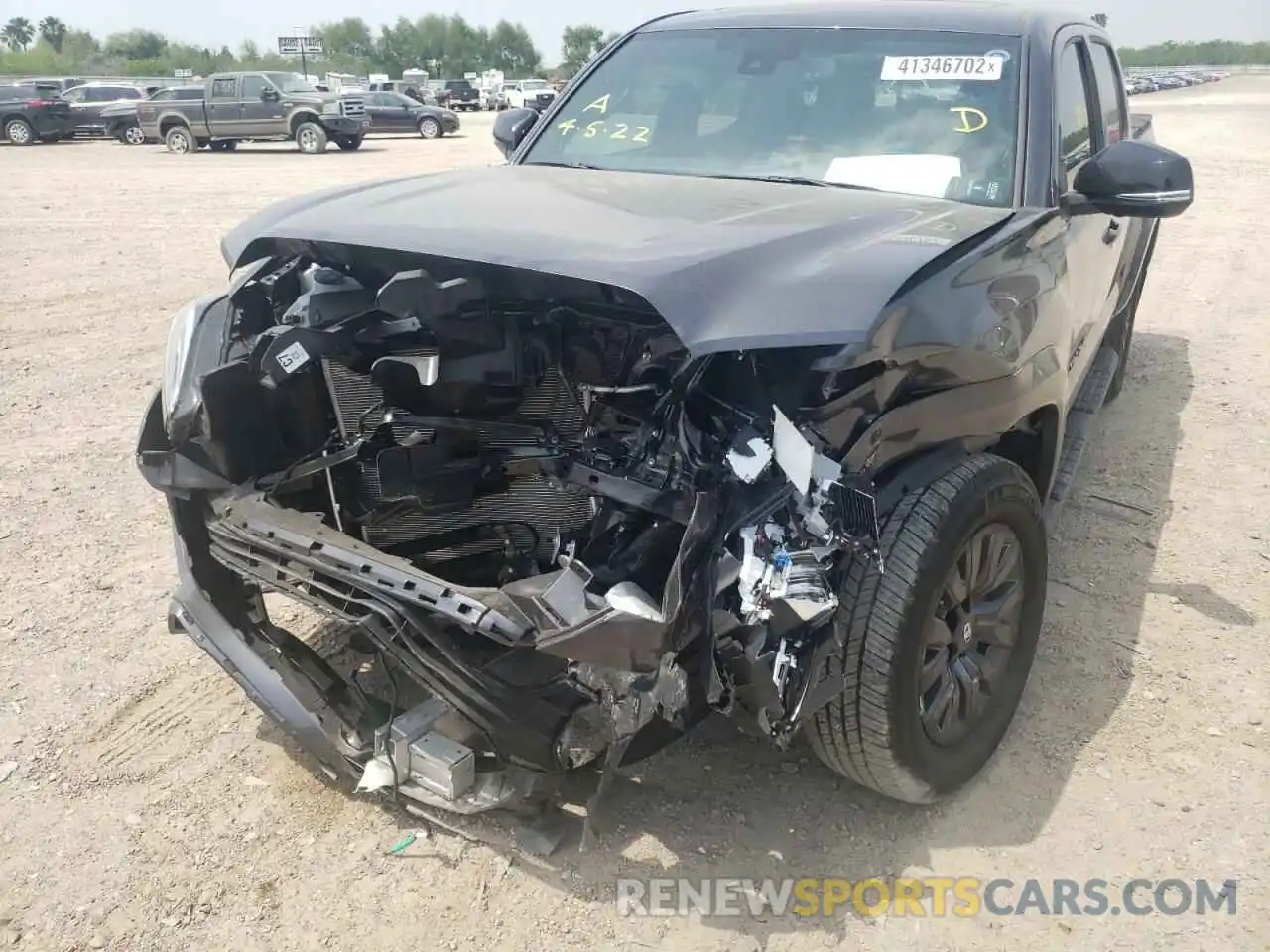 9 Photograph of a damaged car 3TMEZ5CN3NM173922 TOYOTA TACOMA 2022