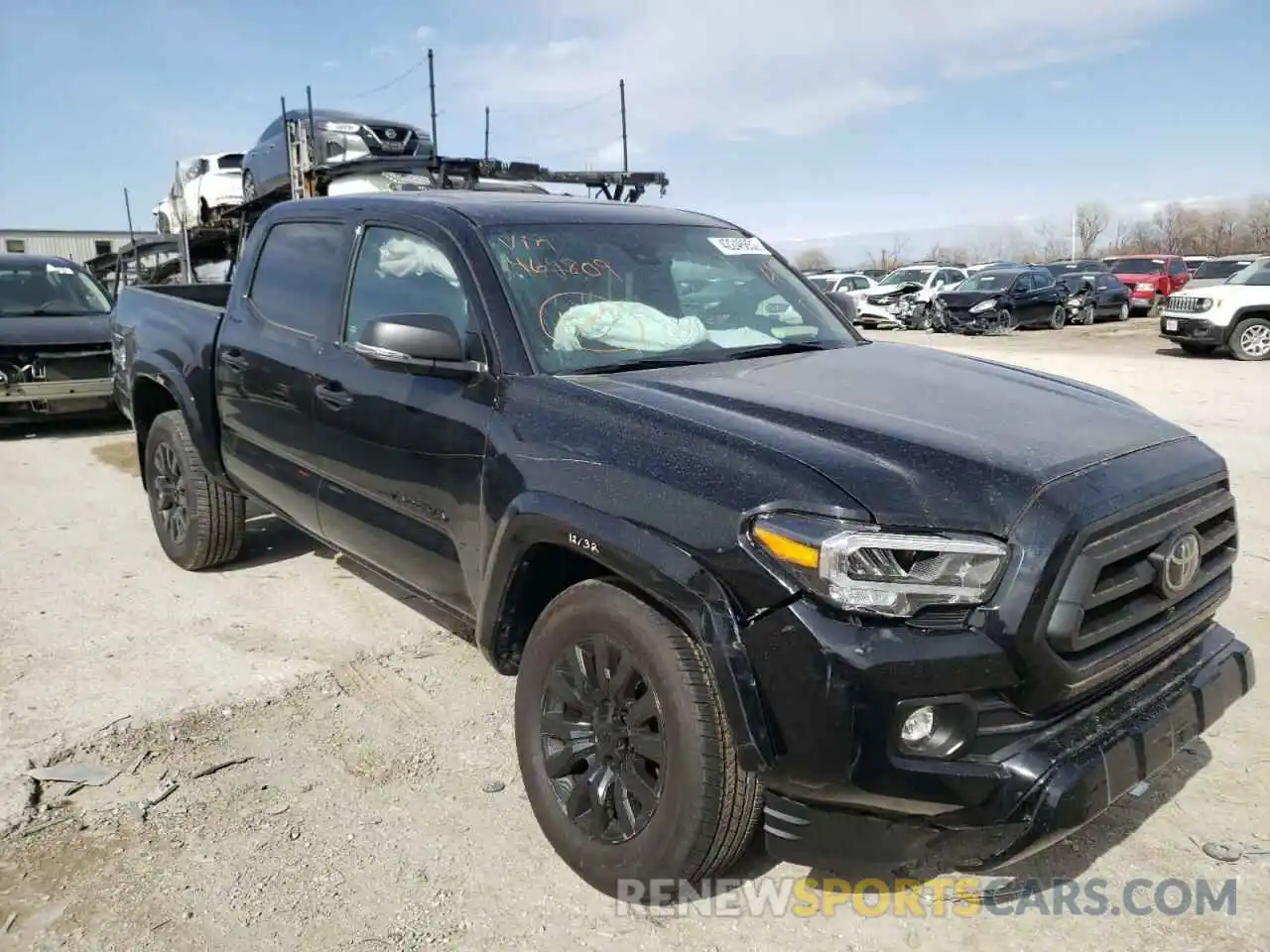 1 Photograph of a damaged car 3TMGZ5AN0NM464809 TOYOTA TACOMA 2022