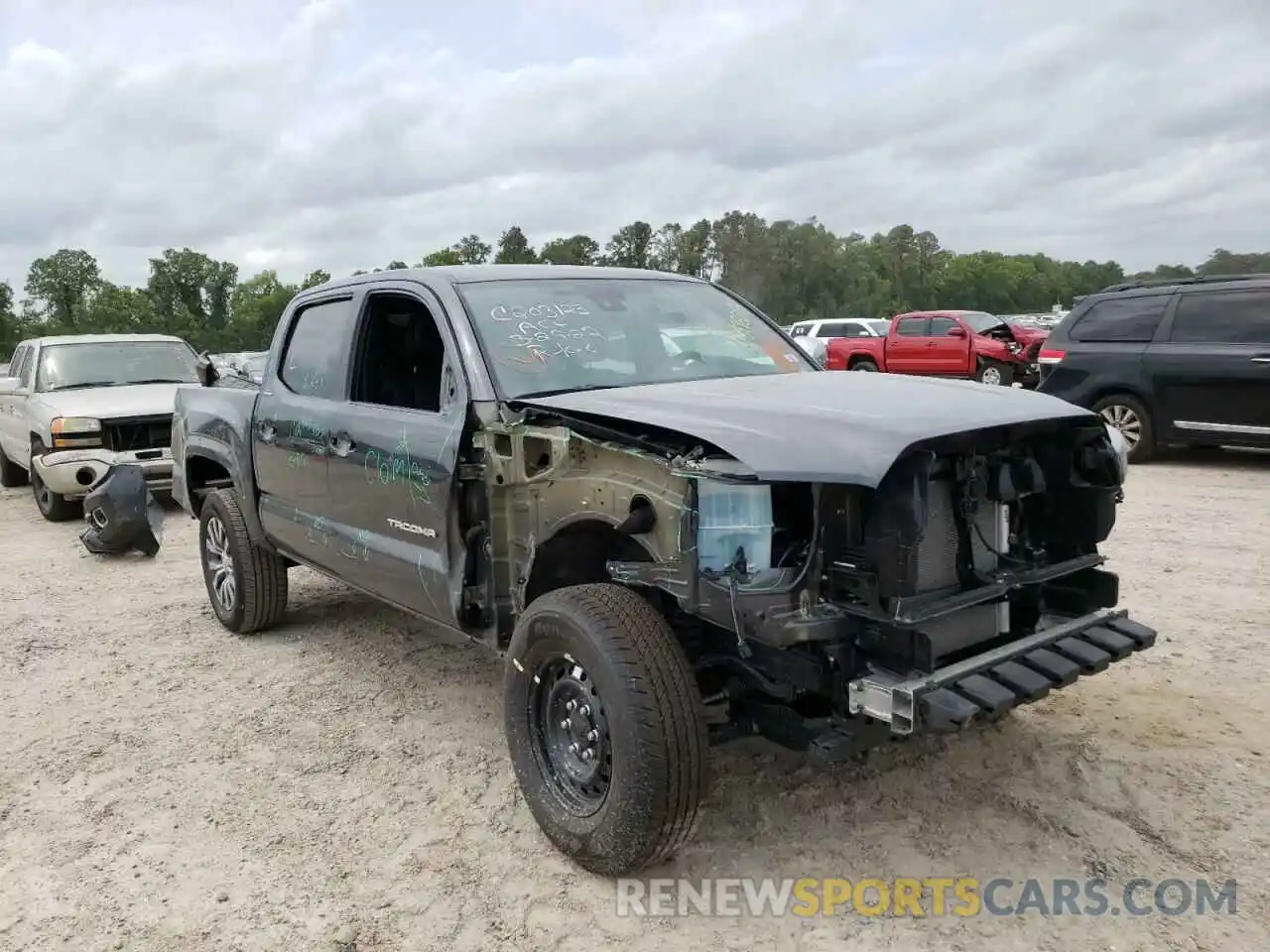 1 Photograph of a damaged car 3TMGZ5AN6NM474440 TOYOTA TACOMA 2022