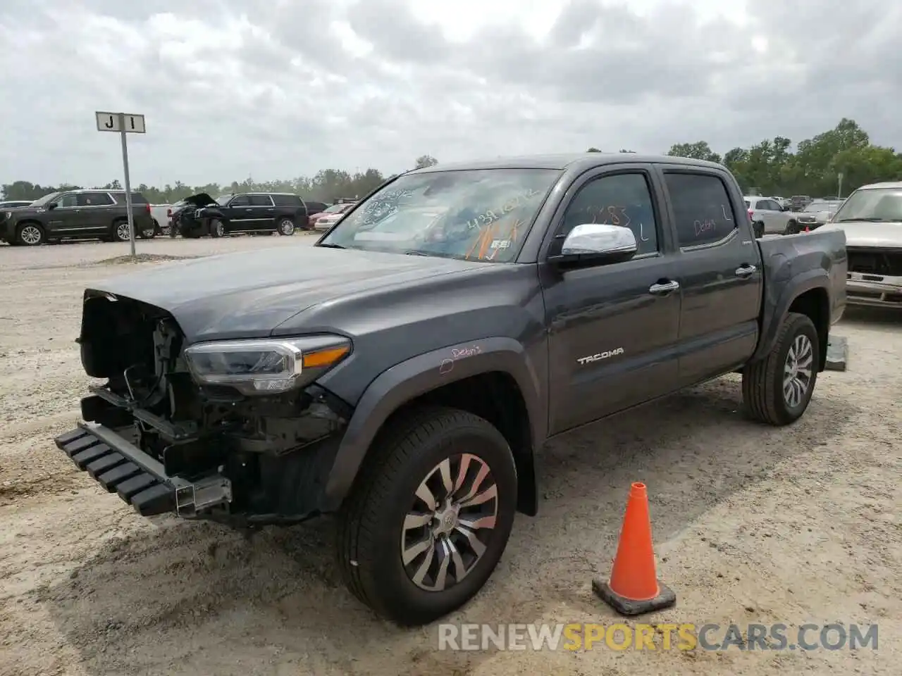 2 Photograph of a damaged car 3TMGZ5AN6NM474440 TOYOTA TACOMA 2022