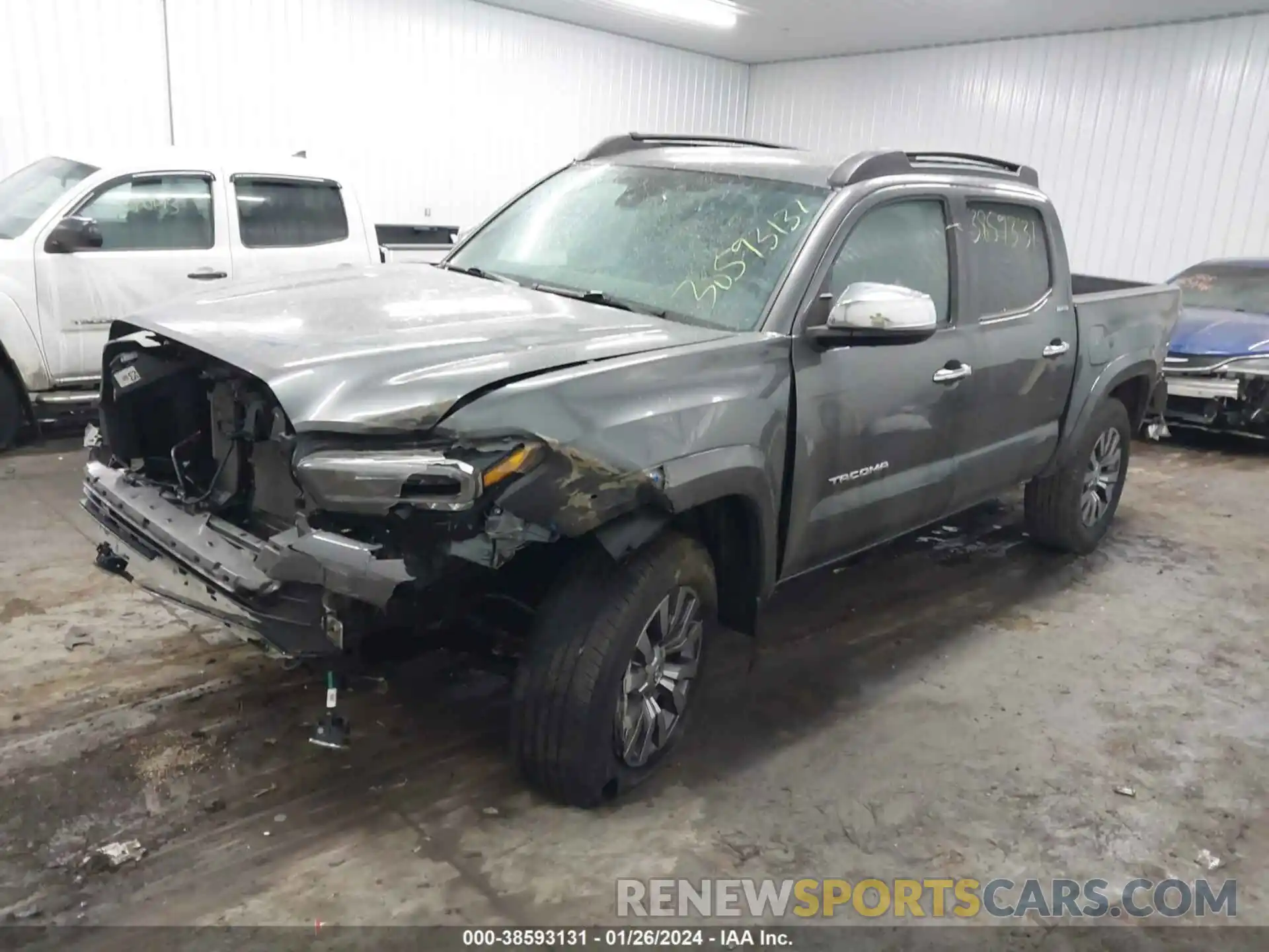 2 Photograph of a damaged car 3TMGZ5AN9NM466185 TOYOTA TACOMA 2022