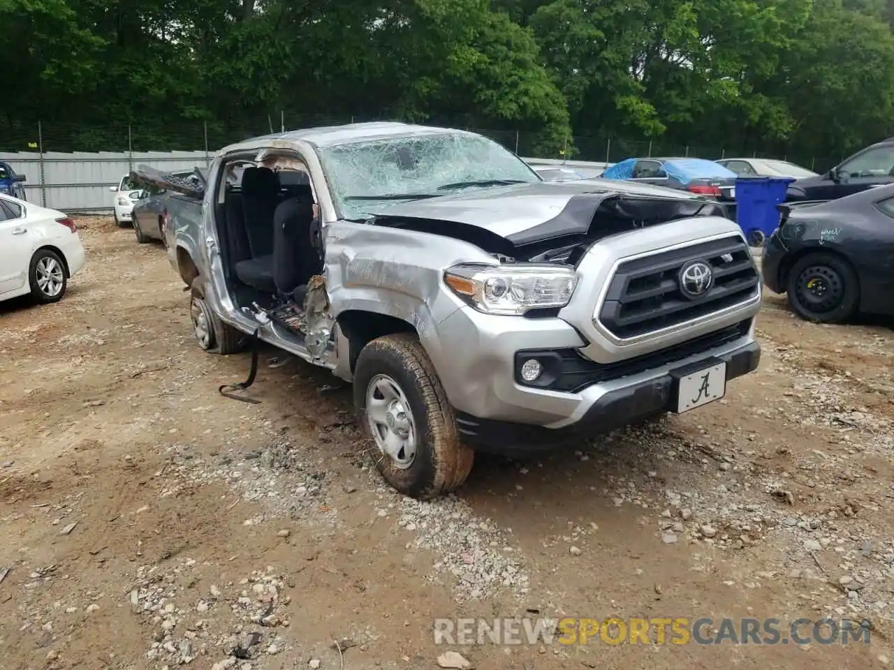 1 Photograph of a damaged car 3TYAX5GN1NT038117 TOYOTA TACOMA 2022