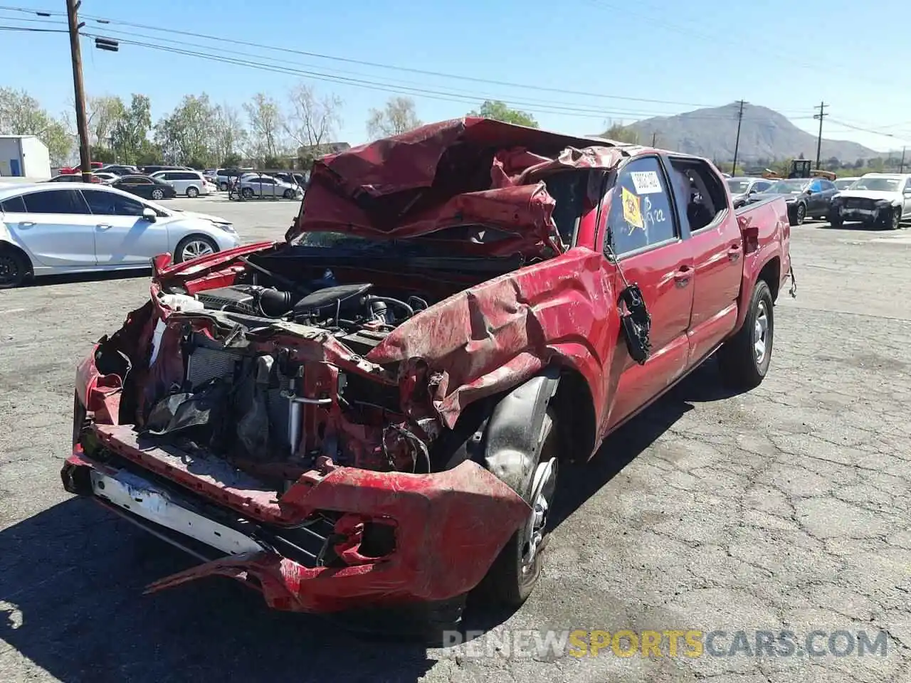 2 Photograph of a damaged car 3TYAX5GN2NT041513 TOYOTA TACOMA 2022