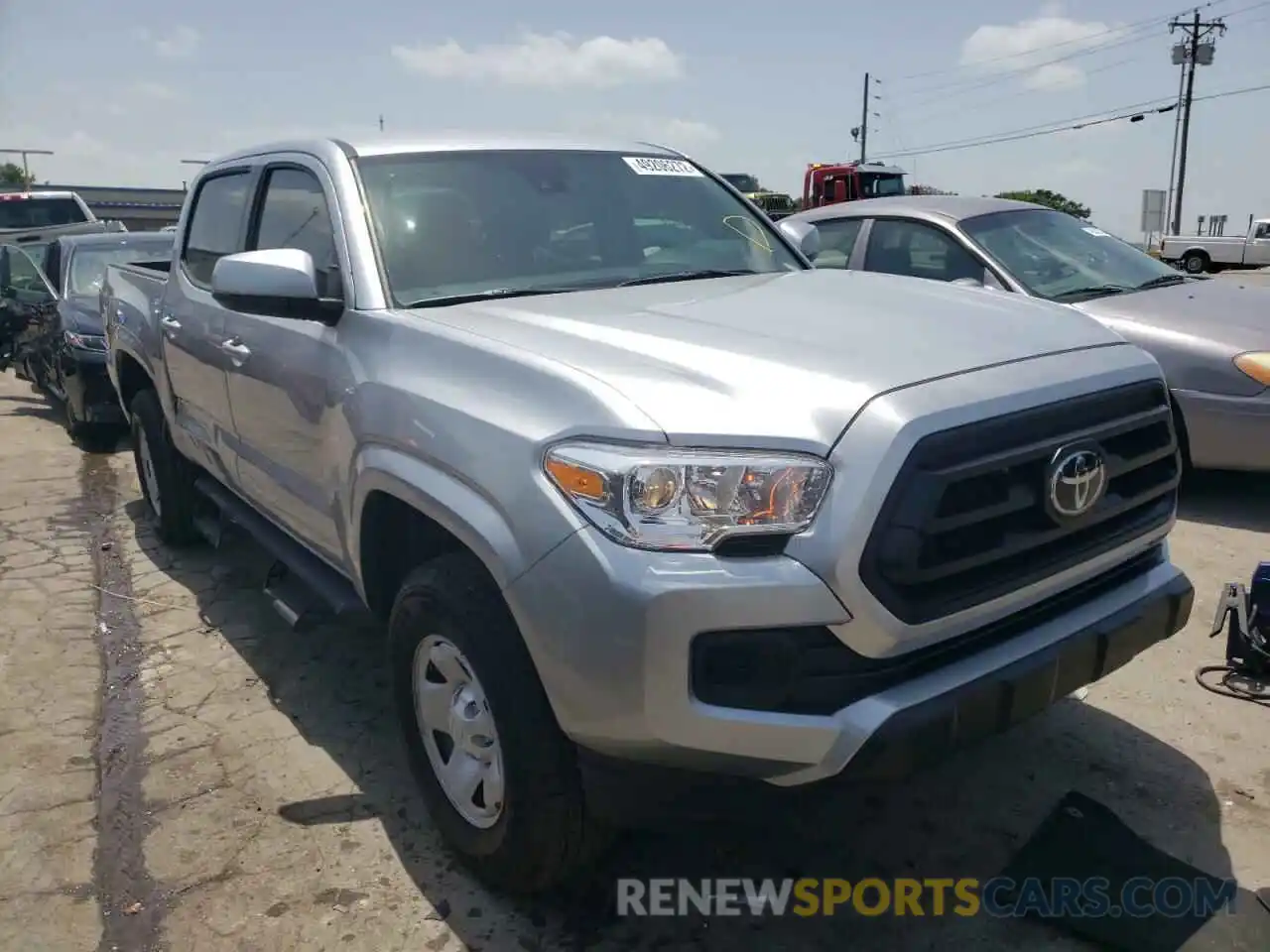 1 Photograph of a damaged car 3TYAX5GN4NT038371 TOYOTA TACOMA 2022