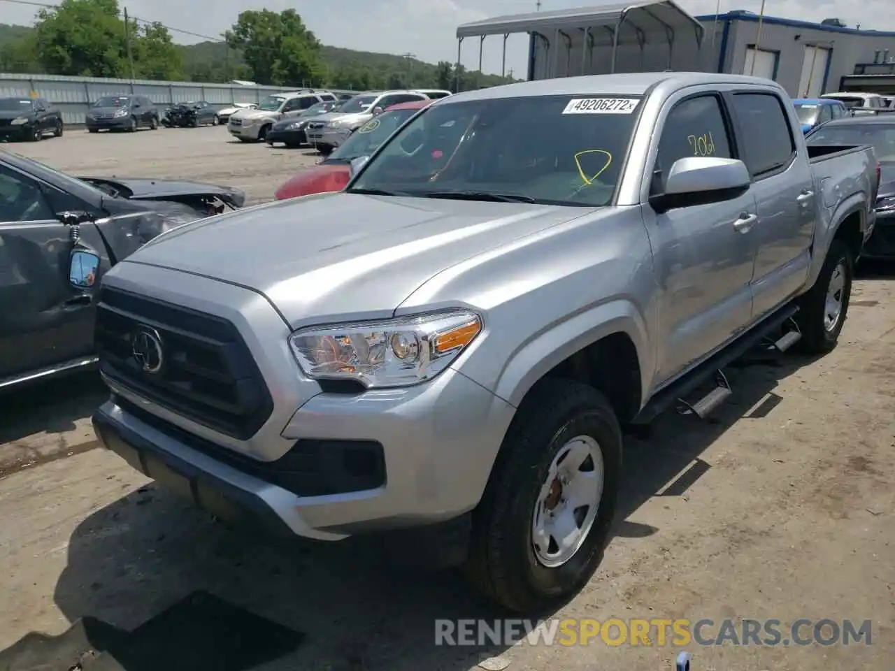 2 Photograph of a damaged car 3TYAX5GN4NT038371 TOYOTA TACOMA 2022