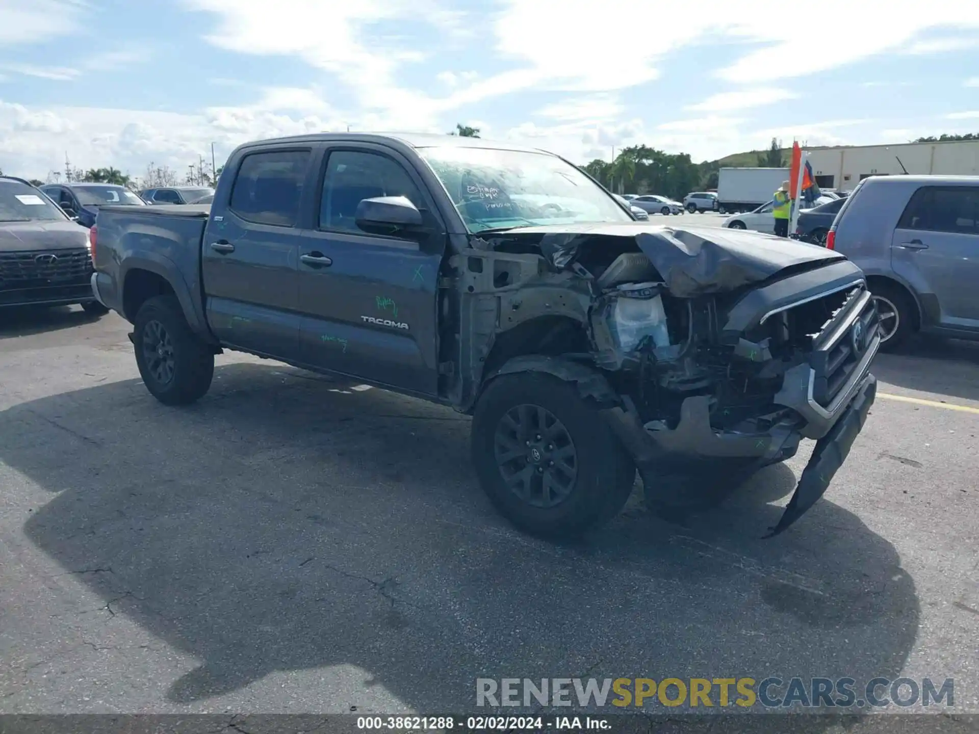 1 Photograph of a damaged car 3TYAX5GN5NT051811 TOYOTA TACOMA 2022