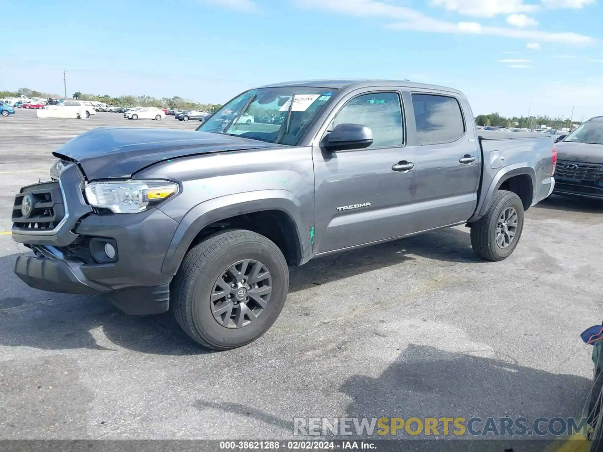 2 Photograph of a damaged car 3TYAX5GN5NT051811 TOYOTA TACOMA 2022