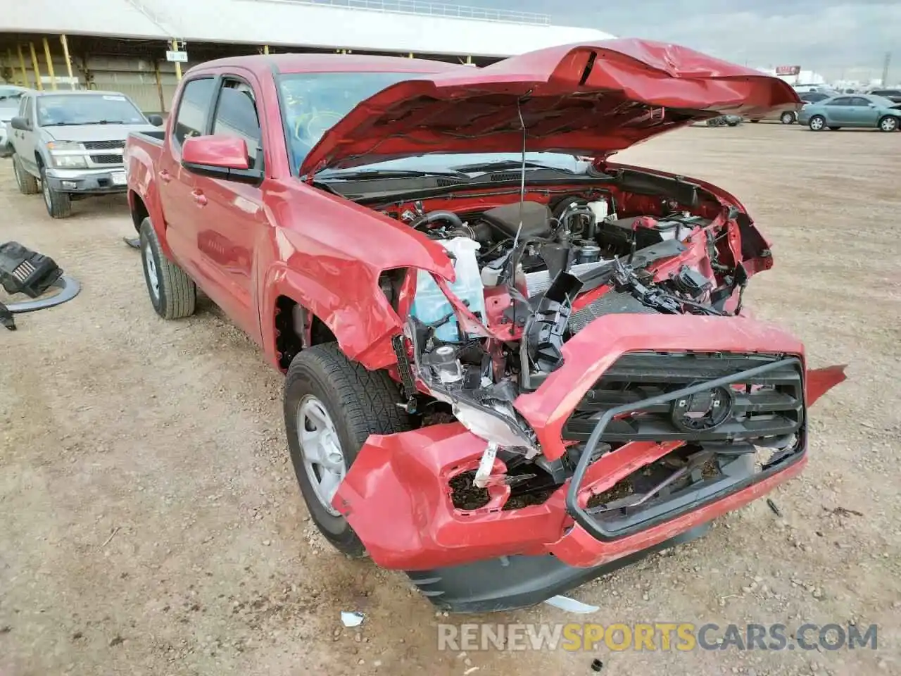 1 Photograph of a damaged car 3TYAX5GN6NT041644 TOYOTA TACOMA 2022