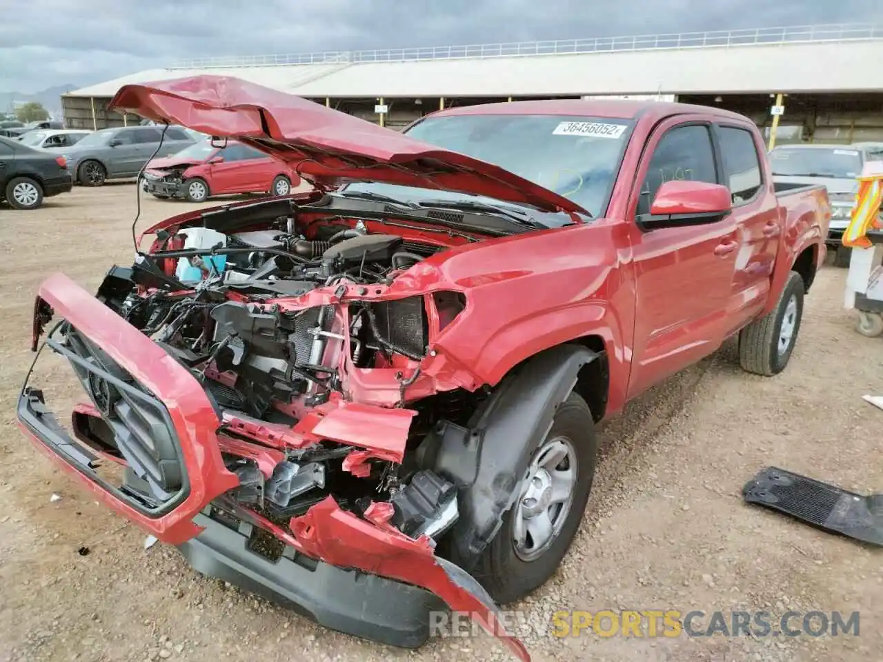 2 Photograph of a damaged car 3TYAX5GN6NT041644 TOYOTA TACOMA 2022