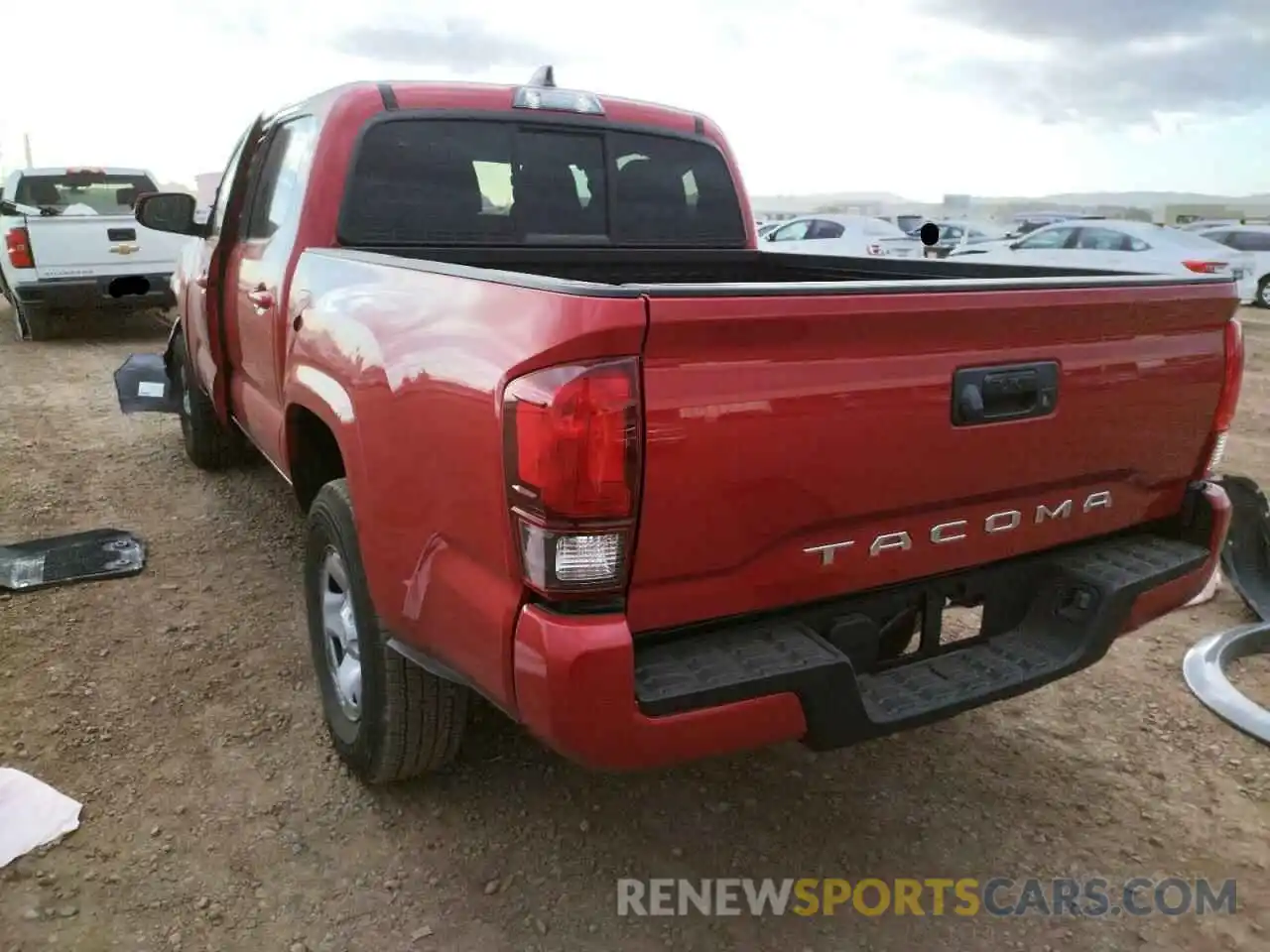 3 Photograph of a damaged car 3TYAX5GN6NT041644 TOYOTA TACOMA 2022