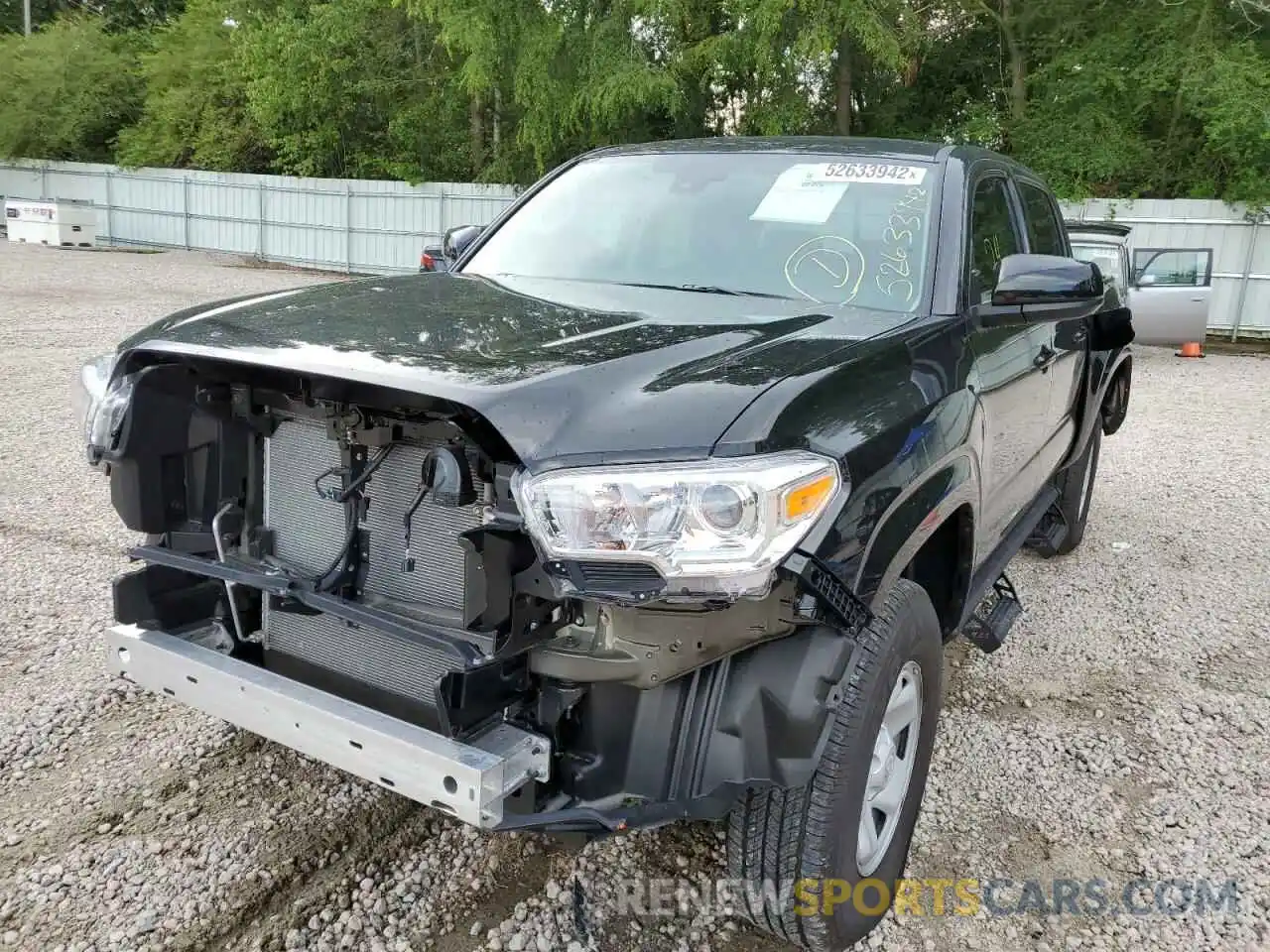 2 Photograph of a damaged car 3TYAX5GN6NT054636 TOYOTA TACOMA 2022