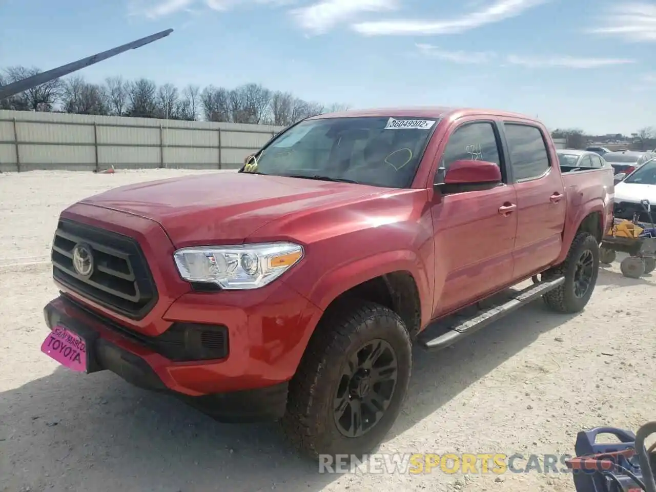 2 Photograph of a damaged car 3TYAX5GN7NT036291 TOYOTA TACOMA 2022