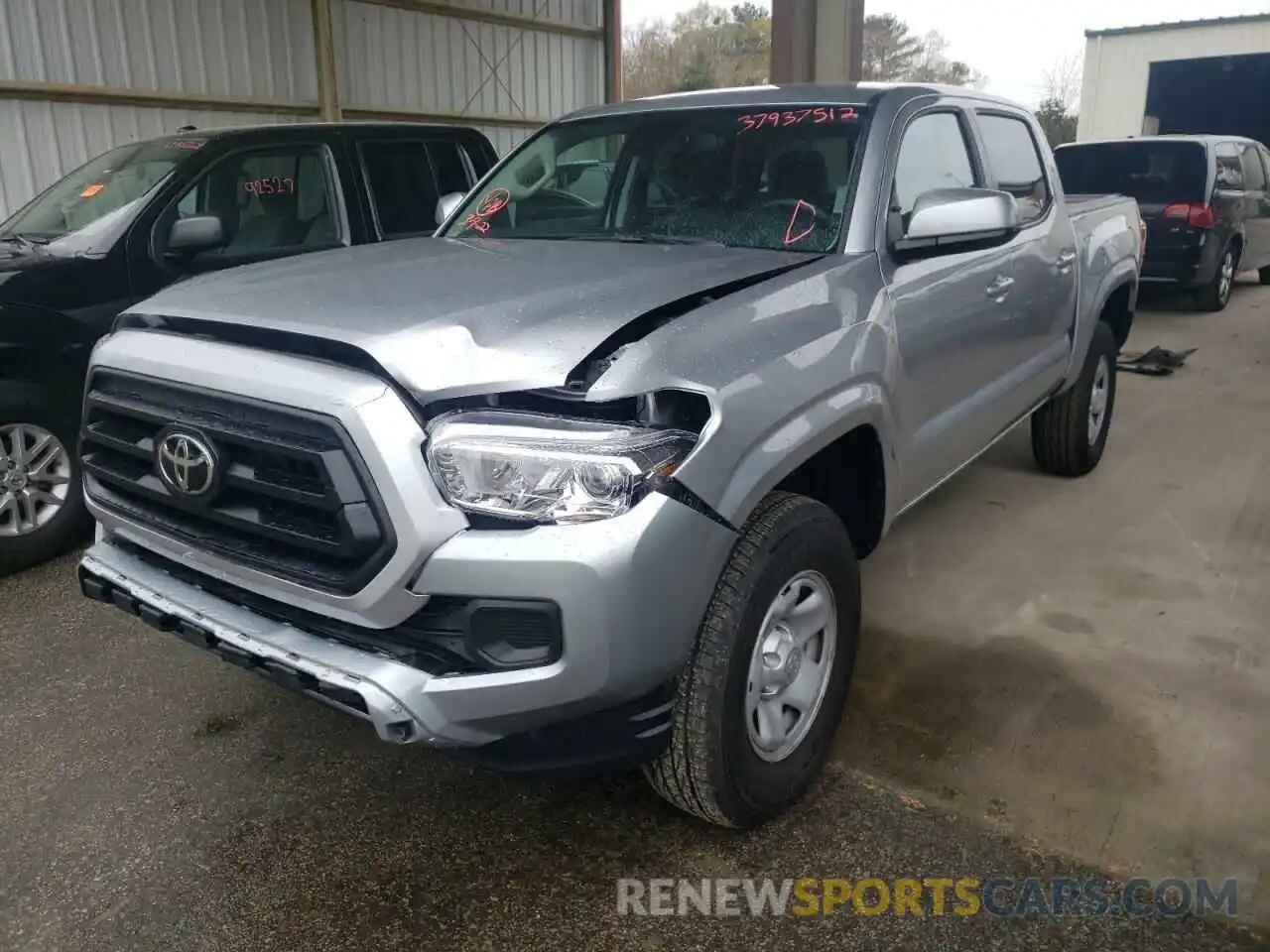 2 Photograph of a damaged car 3TYAX5GN8NT040883 TOYOTA TACOMA 2022