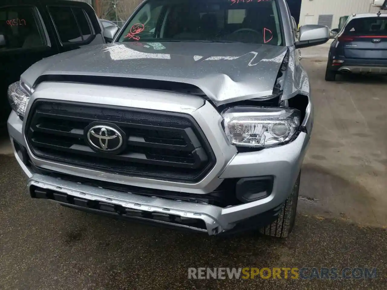 9 Photograph of a damaged car 3TYAX5GN8NT040883 TOYOTA TACOMA 2022