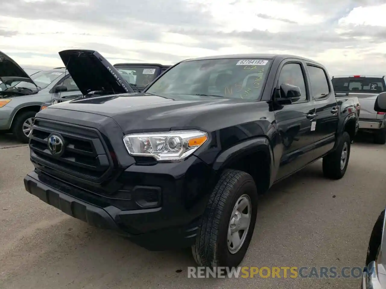 2 Photograph of a damaged car 3TYAX5GN8NT044741 TOYOTA TACOMA 2022