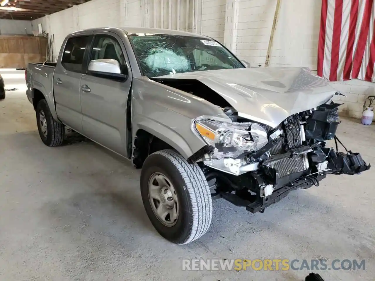 1 Photograph of a damaged car 3TYAX5GN9NT043257 TOYOTA TACOMA 2022