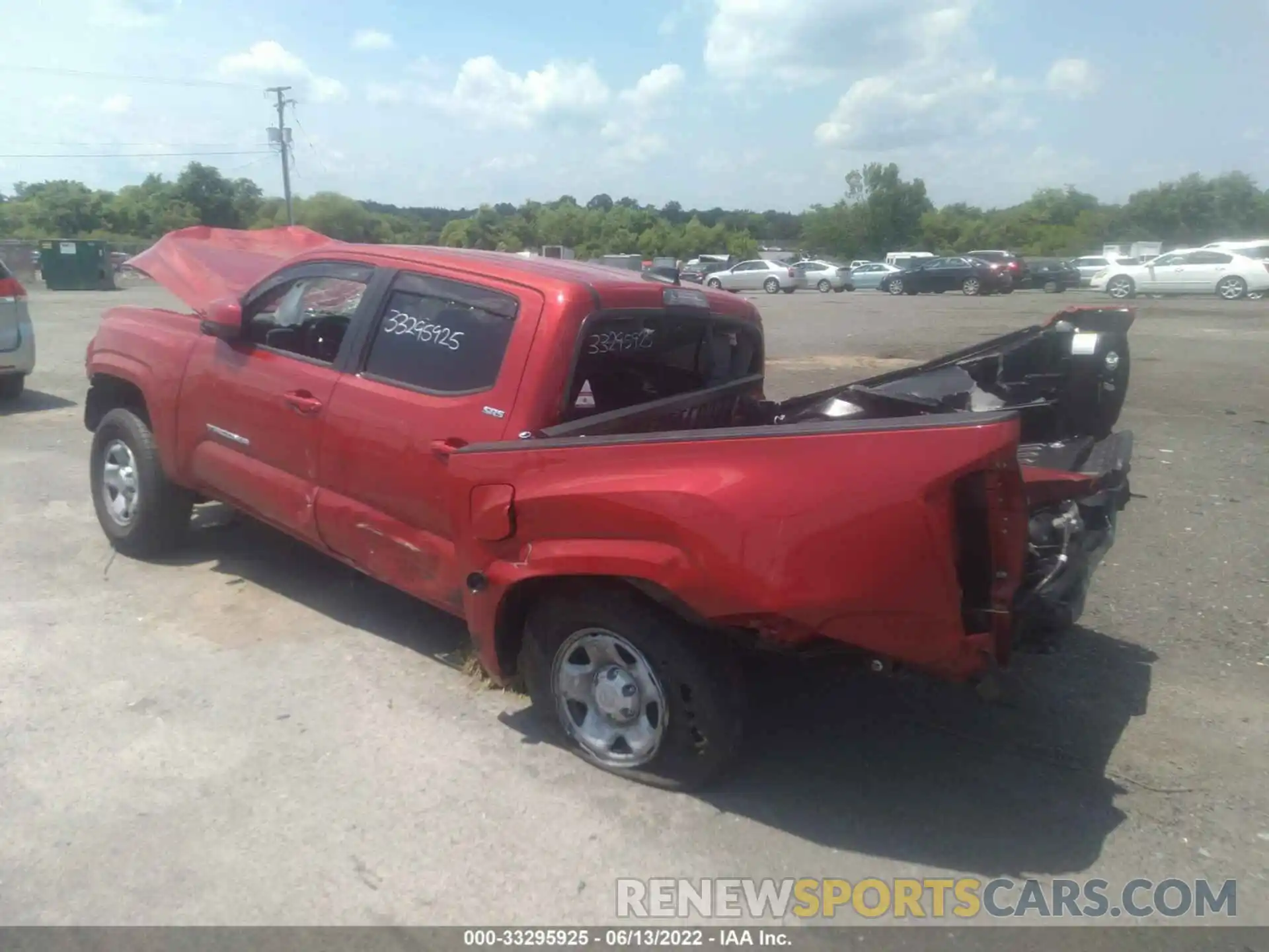 3 Photograph of a damaged car 3TYAX5GNXNT045017 TOYOTA TACOMA 2022