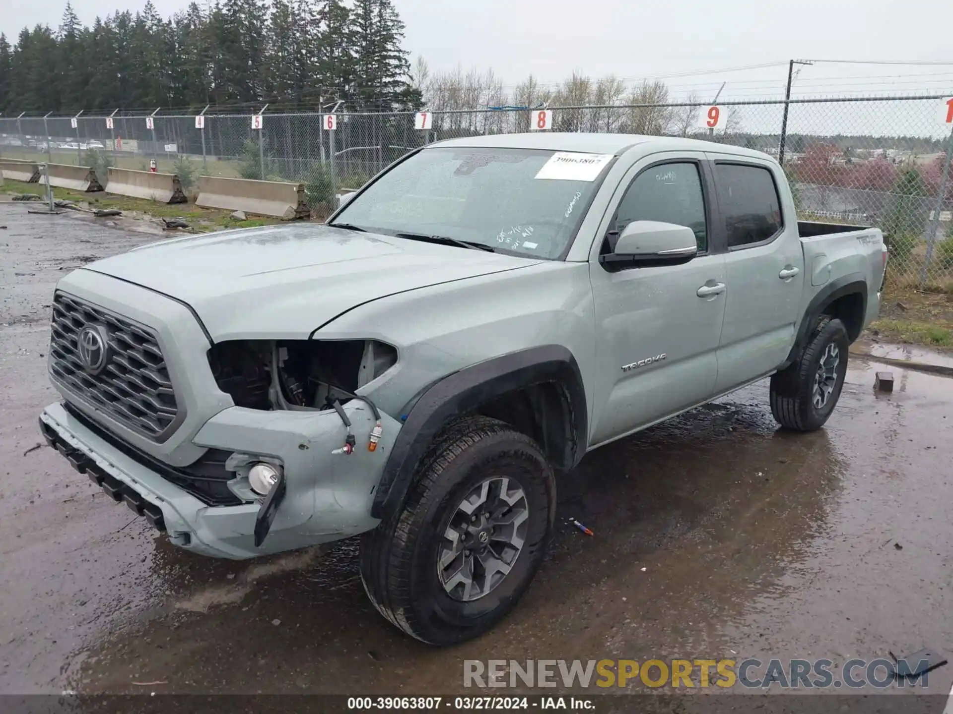 2 Фотография поврежденного автомобиля 3TYAZ5CN1NT014609 TOYOTA TACOMA 2022