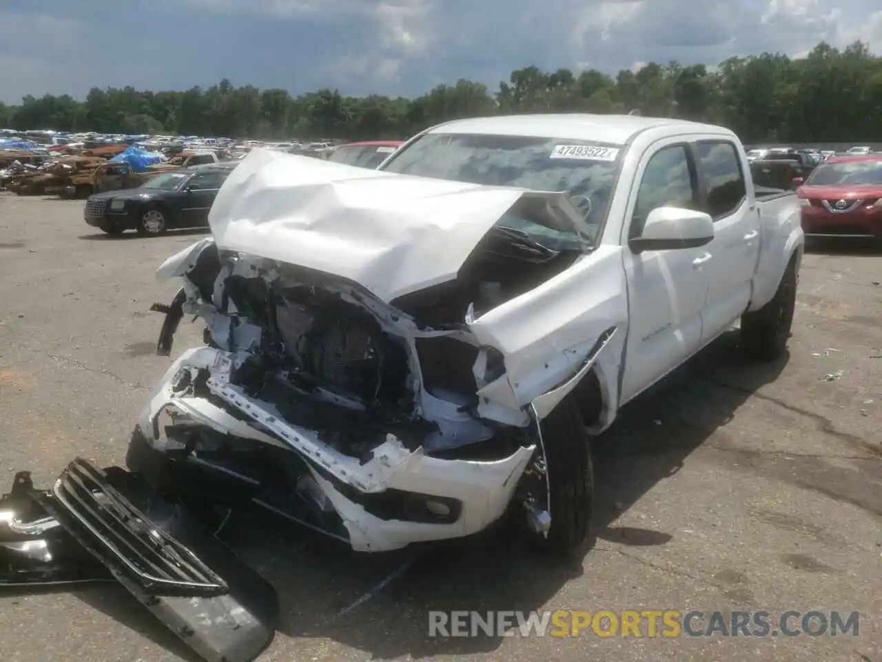 2 Photograph of a damaged car 3TYBZ5DN1NT001474 TOYOTA TACOMA 2022