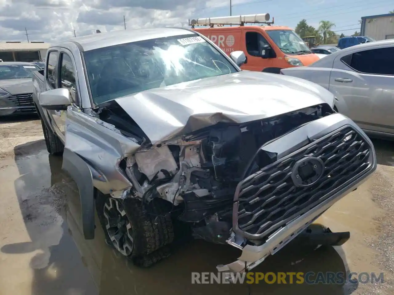 1 Photograph of a damaged car 3TYCZ5AN1NT055799 TOYOTA TACOMA 2022