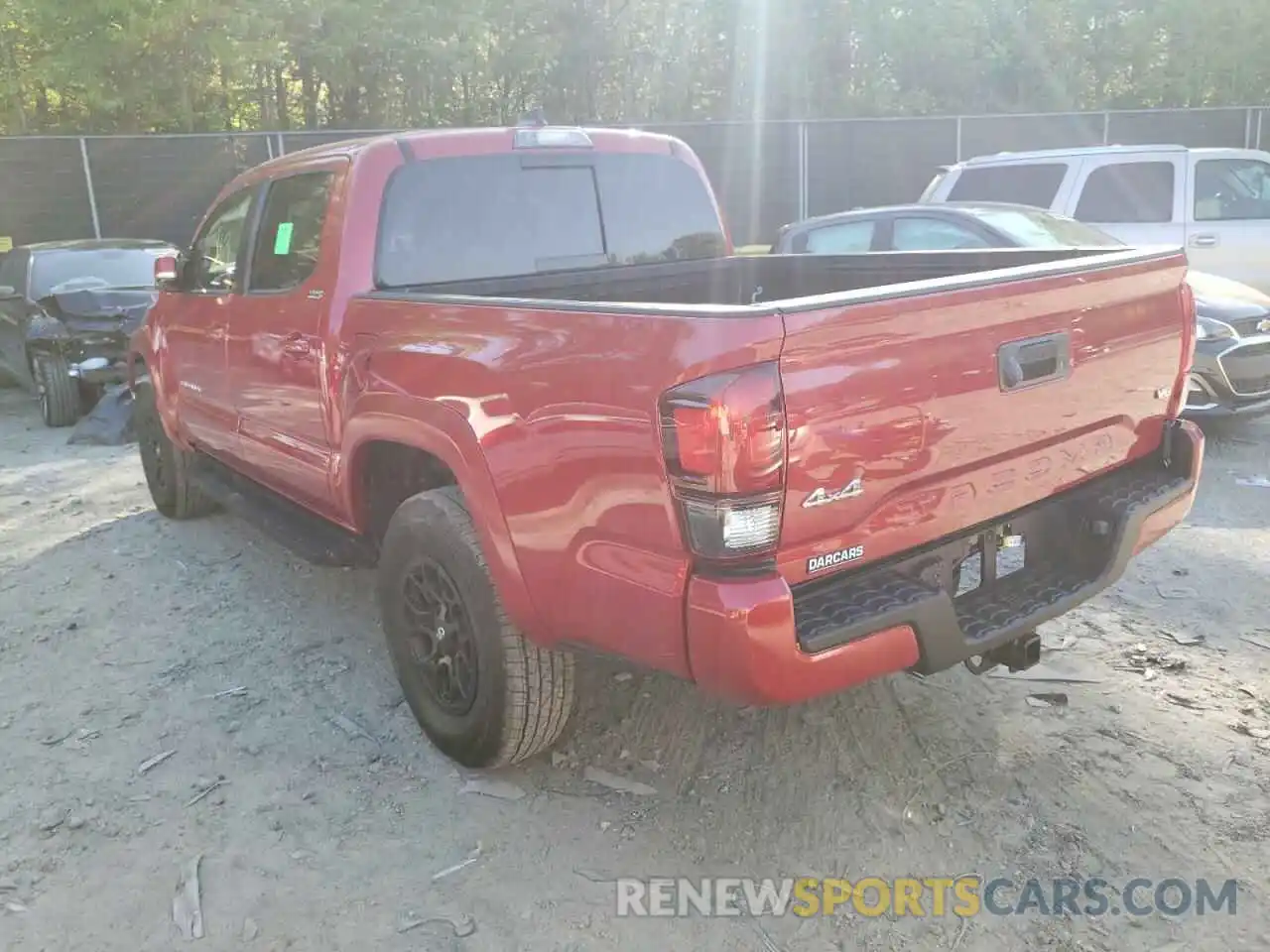 3 Photograph of a damaged car 3TYCZ5AN3NT069932 TOYOTA TACOMA 2022