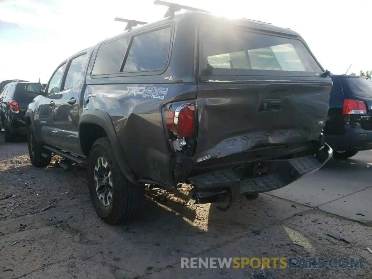 3 Photograph of a damaged car 3TYCZ5AN3NT076489 TOYOTA TACOMA 2022