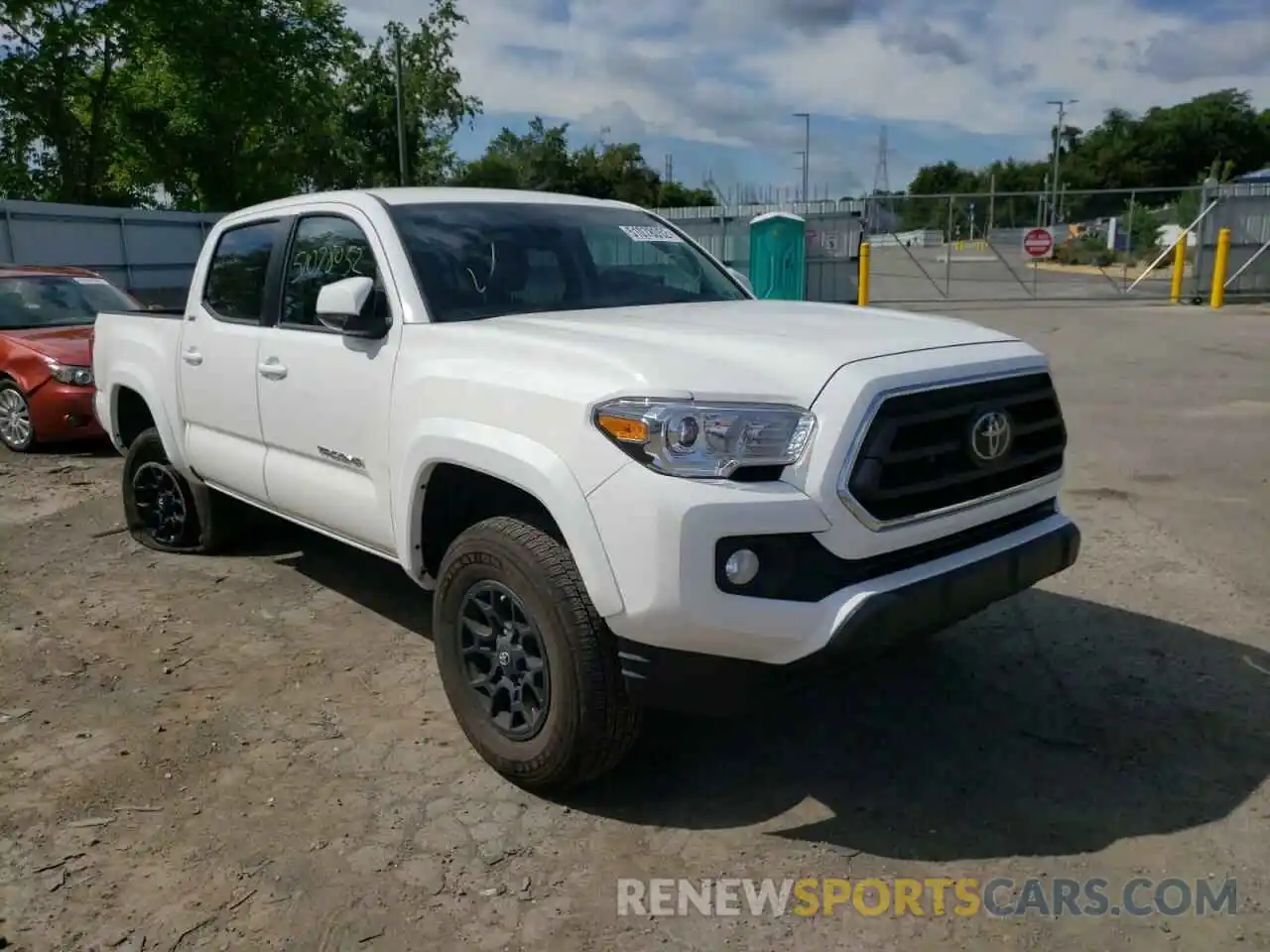 1 Photograph of a damaged car 3TYCZ5AN4NT055151 TOYOTA TACOMA 2022