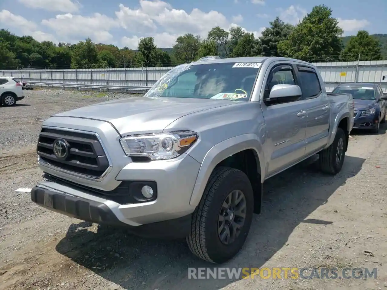 2 Photograph of a damaged car 3TYCZ5AN4NT057790 TOYOTA TACOMA 2022