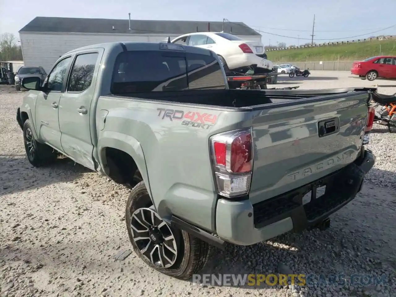 3 Photograph of a damaged car 3TYCZ5AN6NT071187 TOYOTA TACOMA 2022