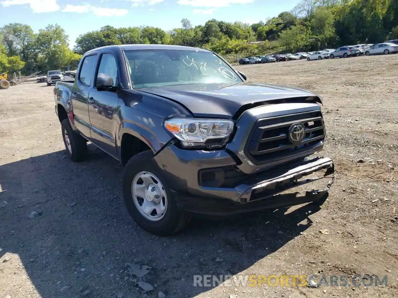 1 Photograph of a damaged car 3TYCZ5AN8NT072728 TOYOTA TACOMA 2022