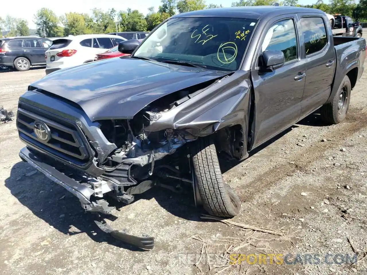 9 Photograph of a damaged car 3TYCZ5AN8NT072728 TOYOTA TACOMA 2022