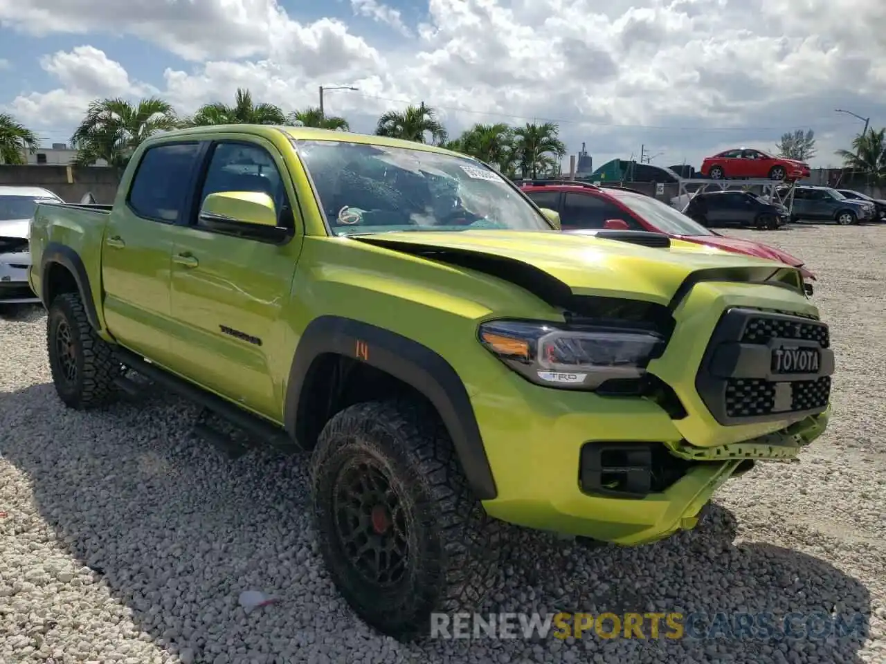 1 Photograph of a damaged car 3TYCZ5AN8NT094115 TOYOTA TACOMA 2022