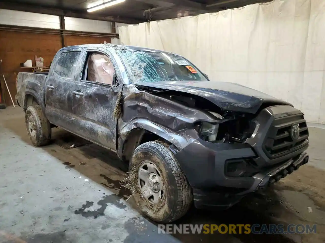 1 Photograph of a damaged car 3TYCZ5ANXNT076599 TOYOTA TACOMA 2022