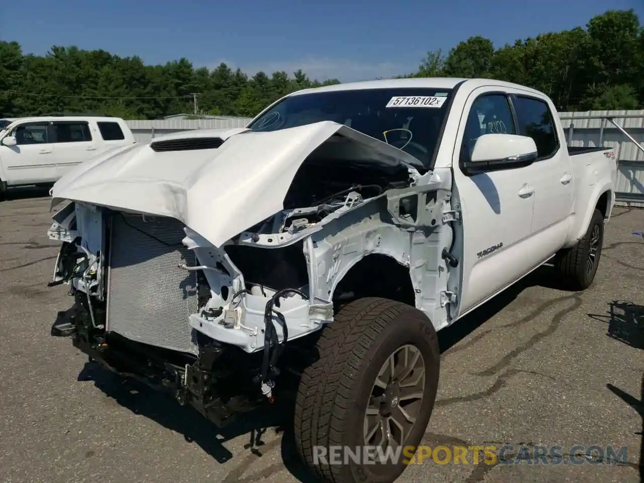 2 Photograph of a damaged car 3TYDZ5BN4NT012741 TOYOTA TACOMA 2022