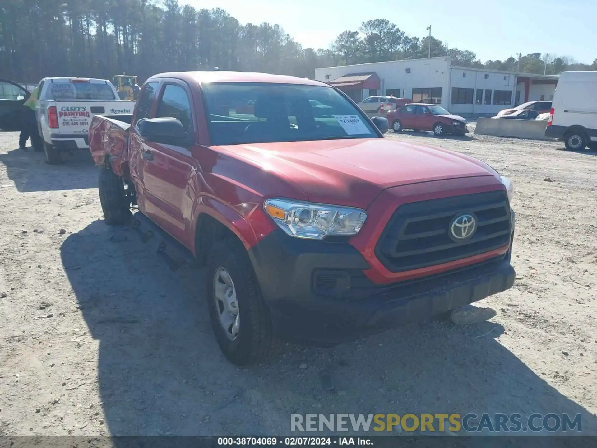 1 Photograph of a damaged car 3TYRX5GN1NT056104 TOYOTA TACOMA 2022