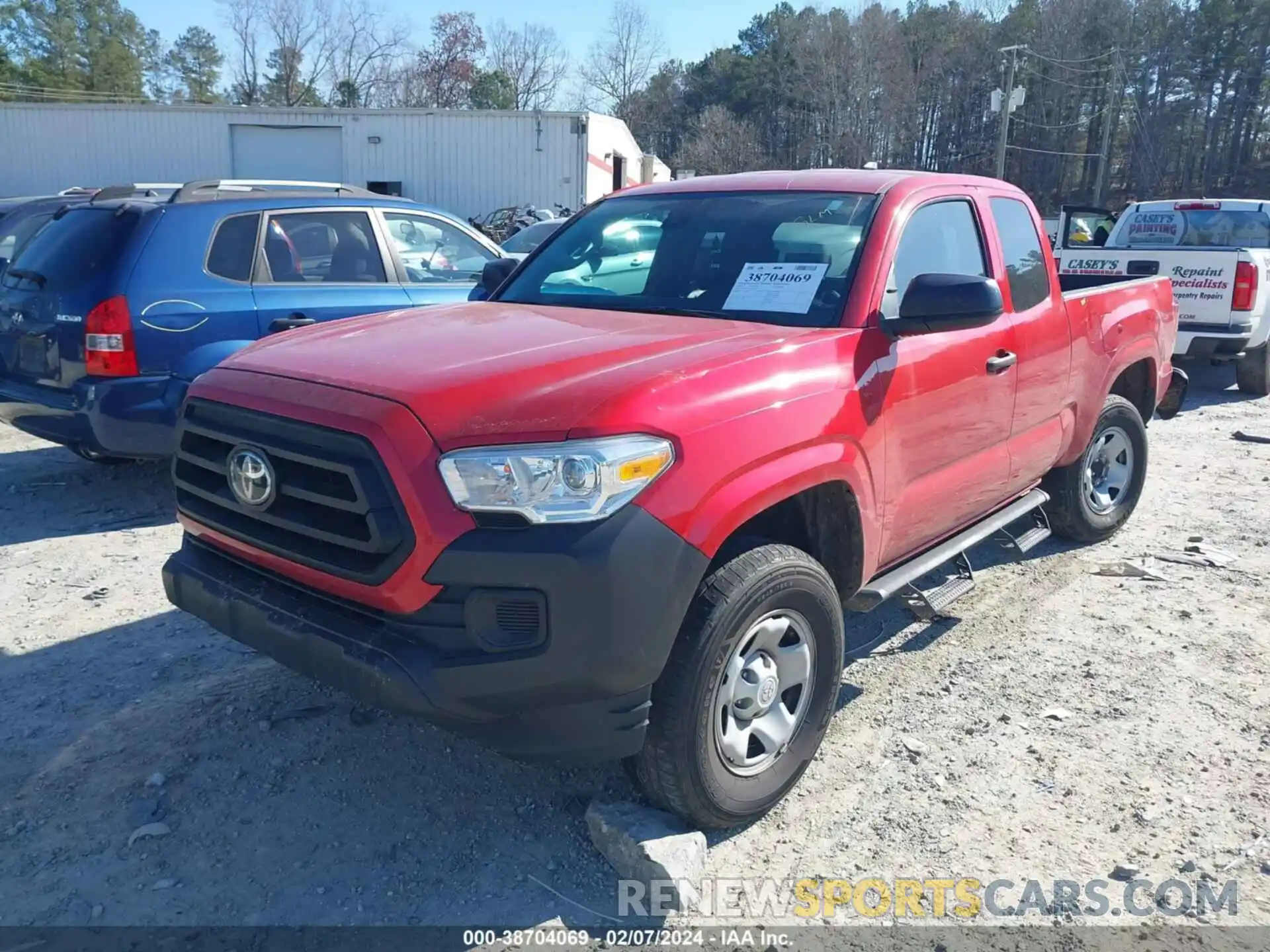 2 Photograph of a damaged car 3TYRX5GN1NT056104 TOYOTA TACOMA 2022